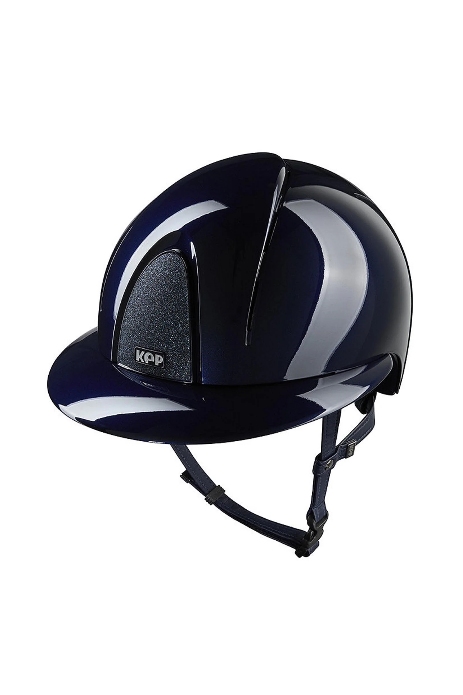 KEP NOVA ABS Metal Polish/Star Polo Riding Helmet Blue 059-x-062