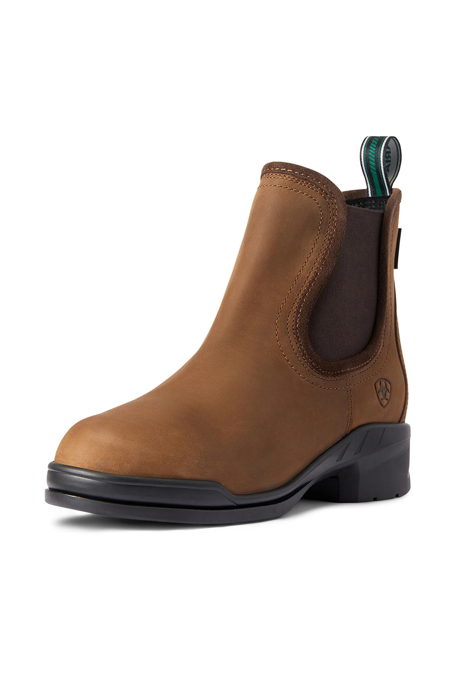 Keswick Women's Jodhpur Boots With Steel Toe Distressed Brown 7,5