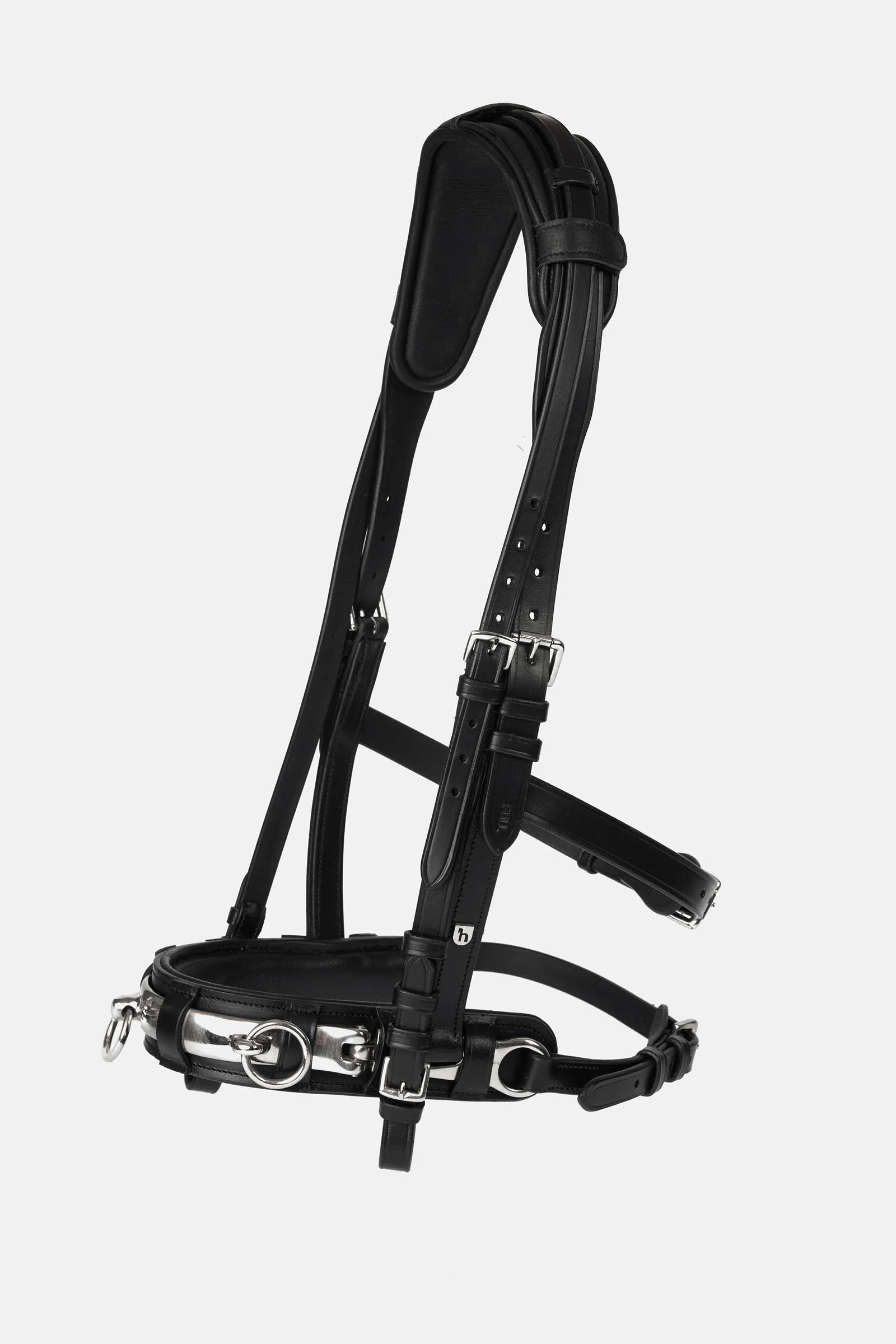 Leather Cavesson Black P