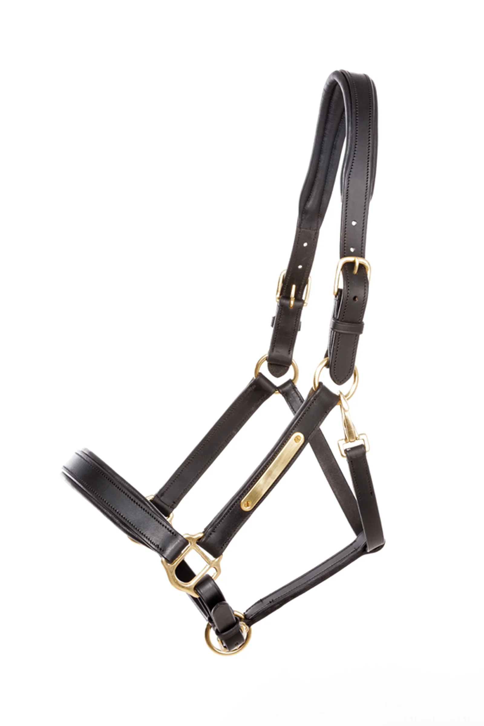 Leather halter Cinta black/black C