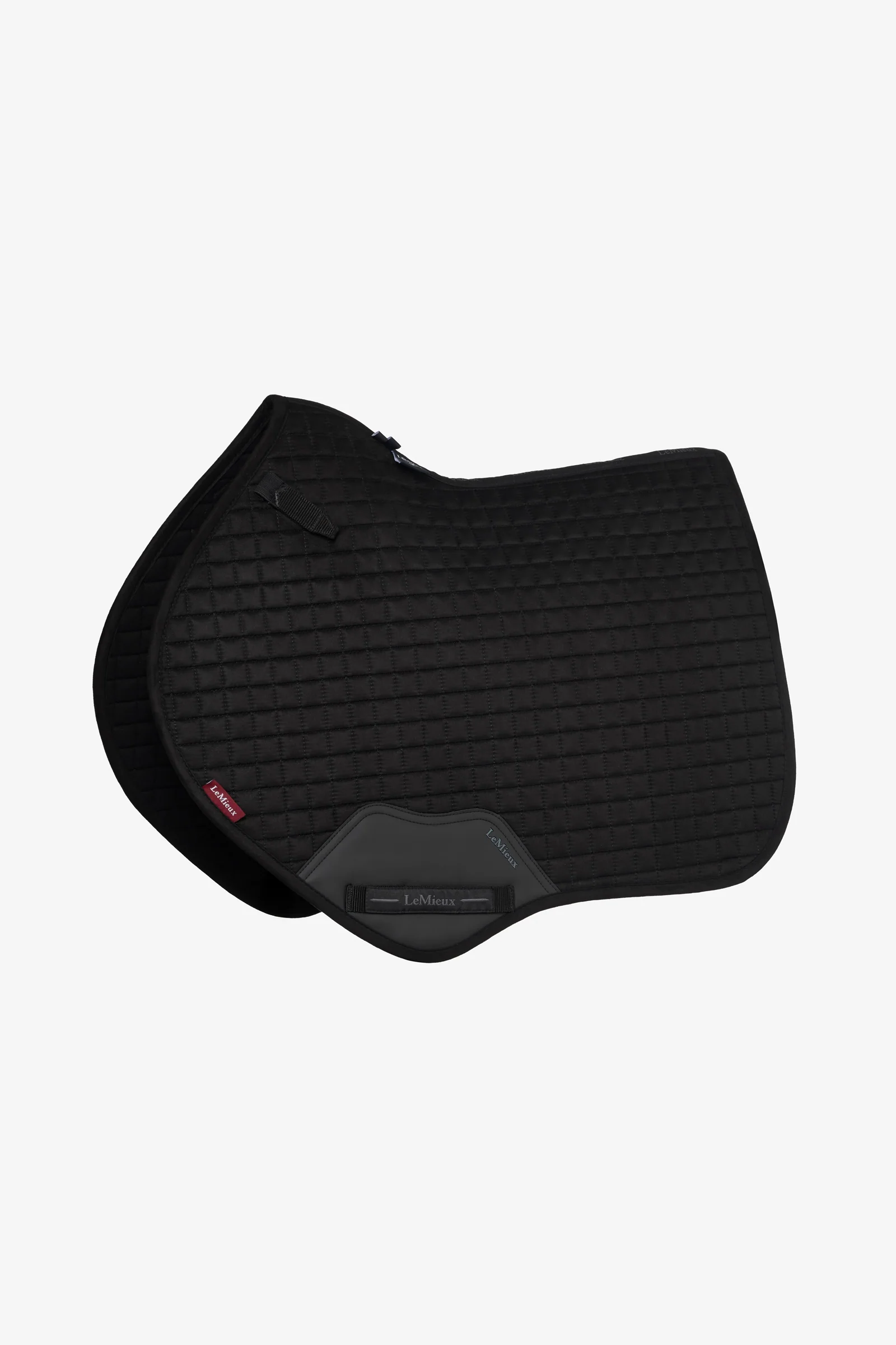 Lemieux Suede Close Contact Square Saddle Pad Black P-C