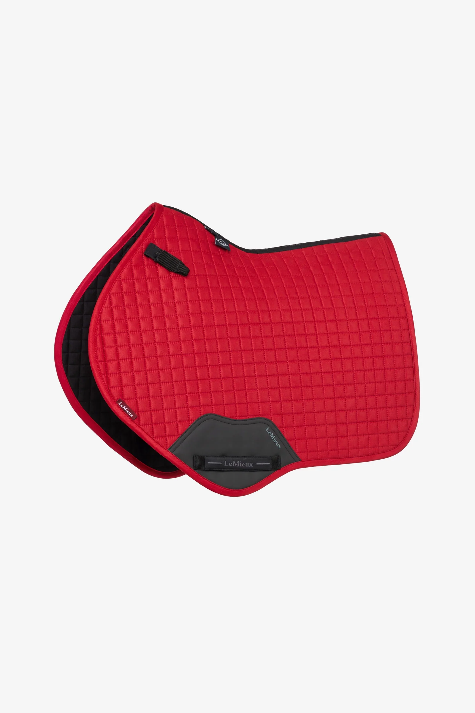 Lemieux Suede Close Contact Square Saddle Pad Chilli F