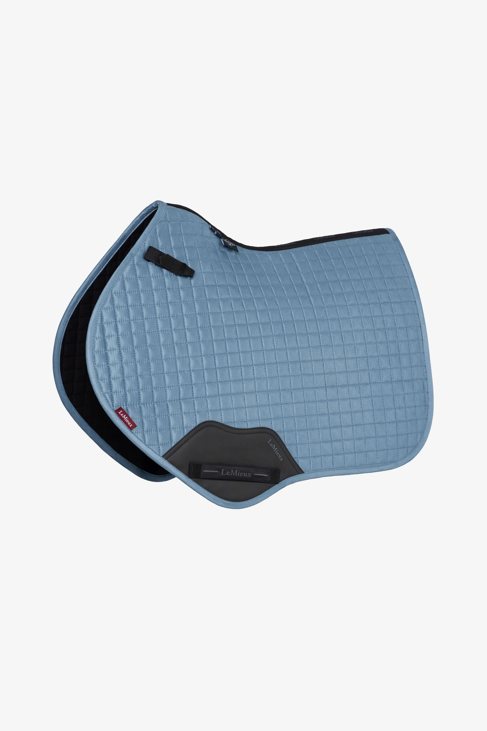 Lemieux Suede Close Contact Square Saddle Pad Ice Blue F