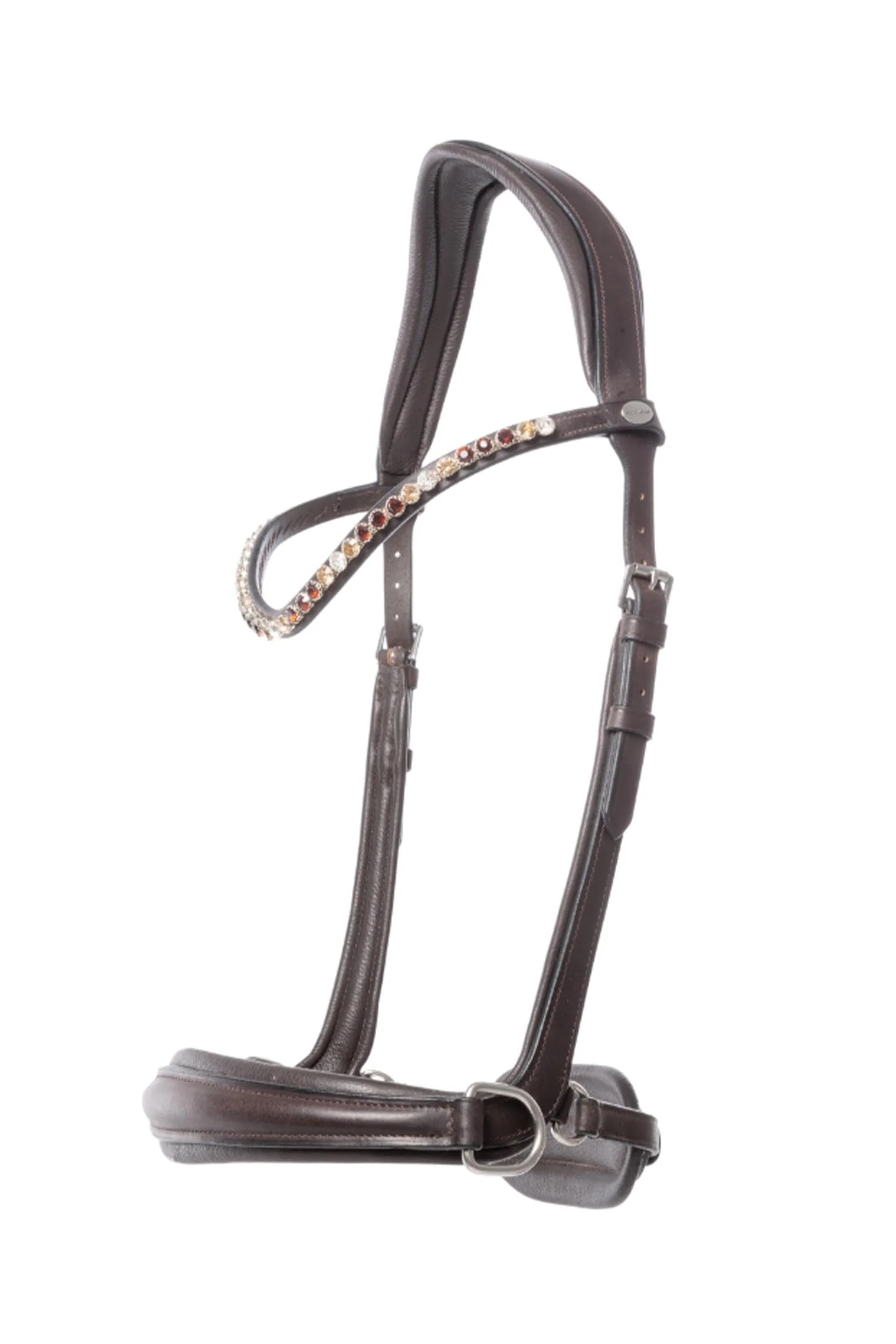 Light Bitless Bridle With English Noseband Brown/Brown C