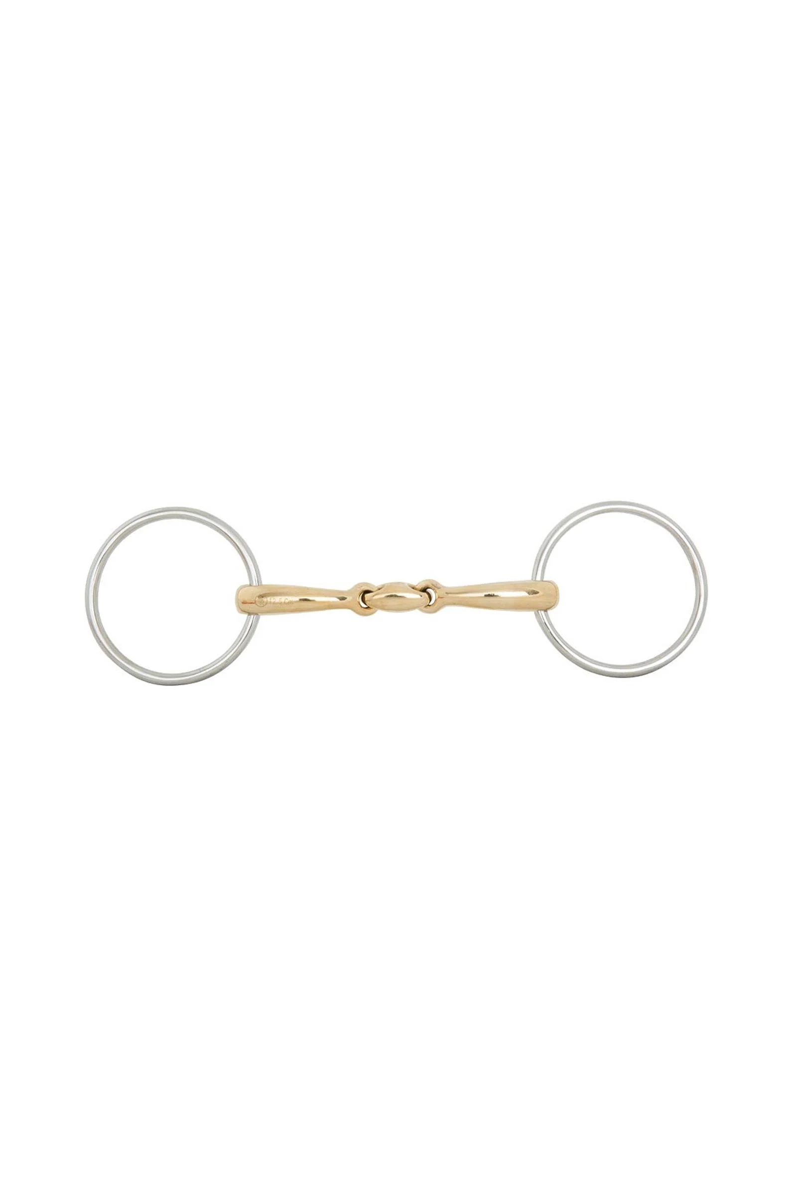 Loose Ring Snaffel 16mmsoft Contact Double Jointed Gold 135 mm