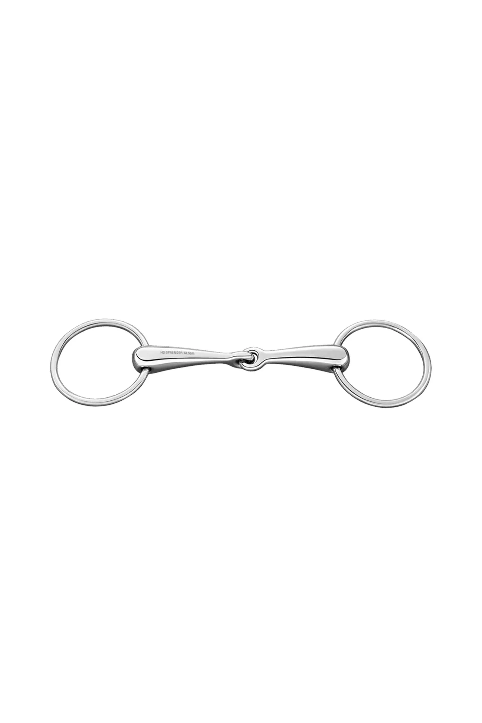 Loose Ring Snaffle Bit, Single Jt. 16mm, Stainless St. Metall 125 mm