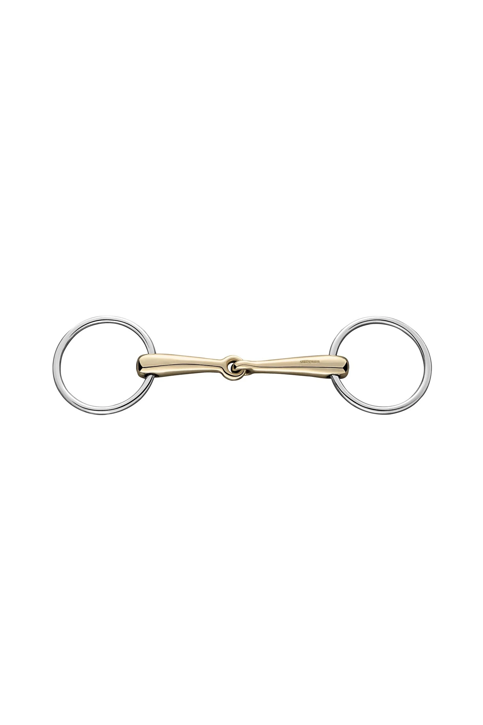 Loose Ring Snaffle Bit, Single Jt., 18 mm, Sensogan No Color 125 mm