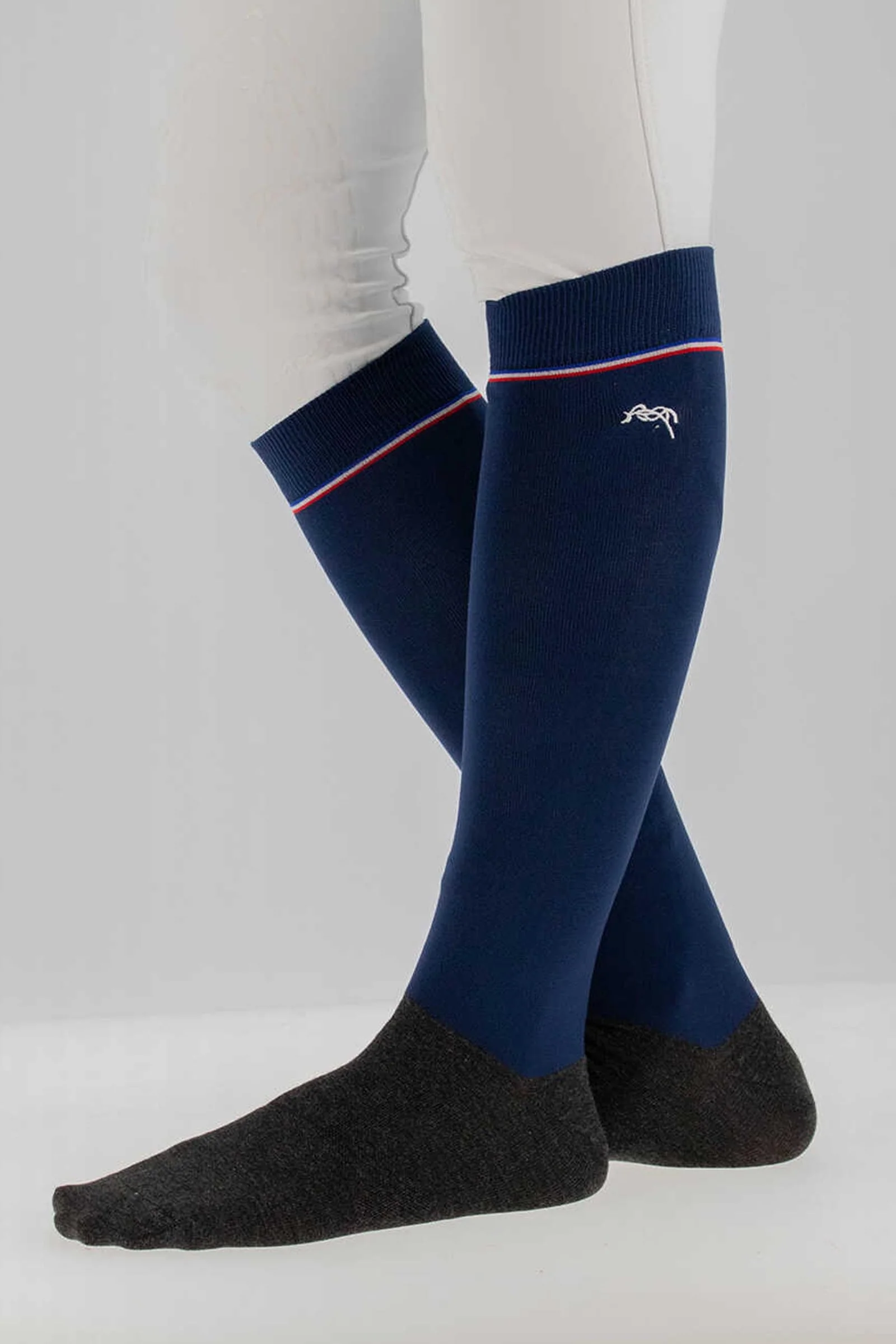 Luxe Riding Socks Navy 2 - 3