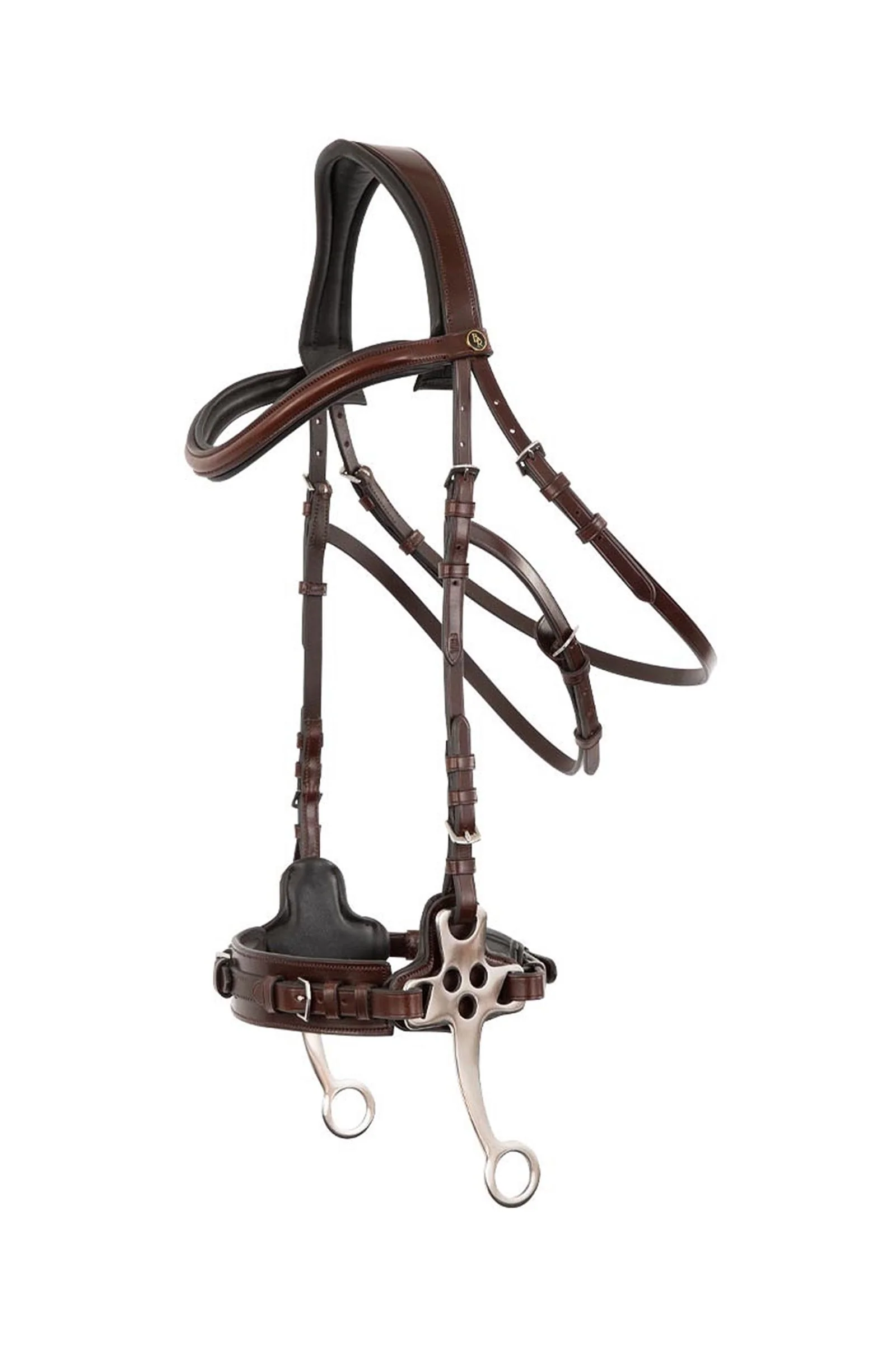 Lydney Anatomical Hackamore Oak/Silver C