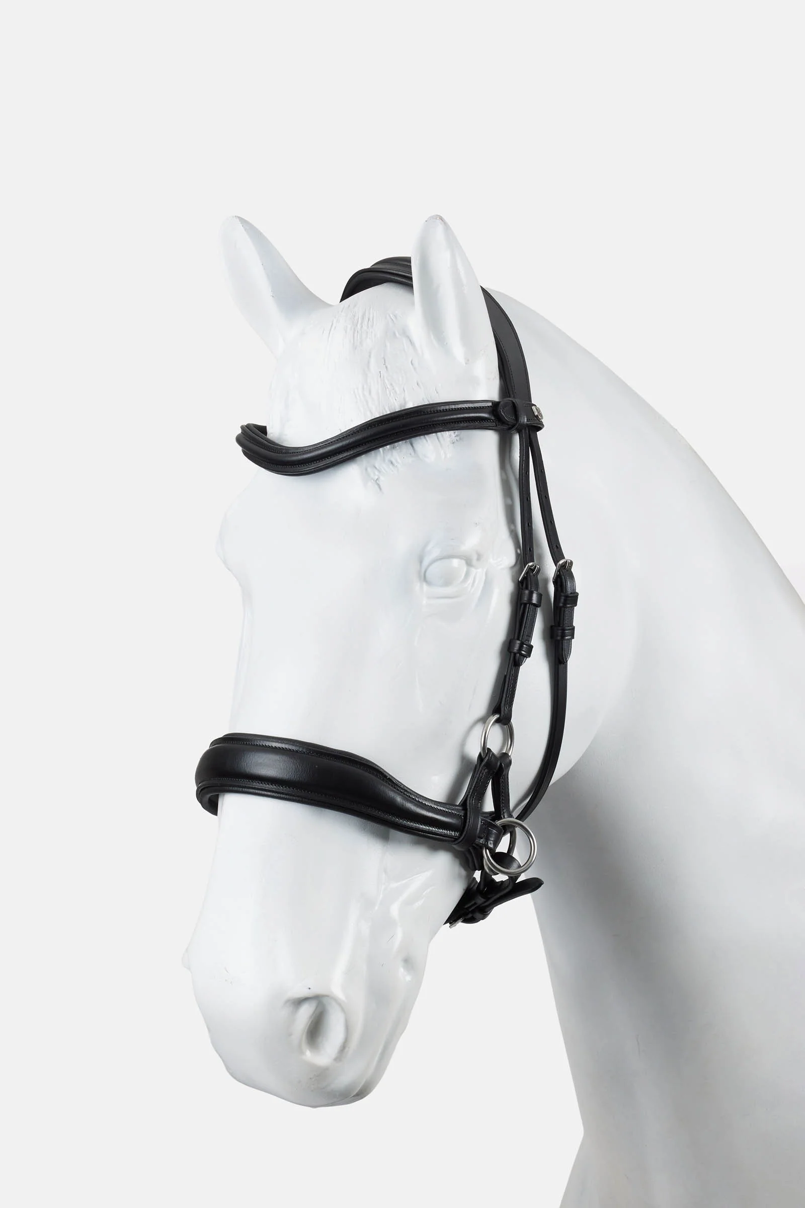 Lyon Side Pull Bridle Black F