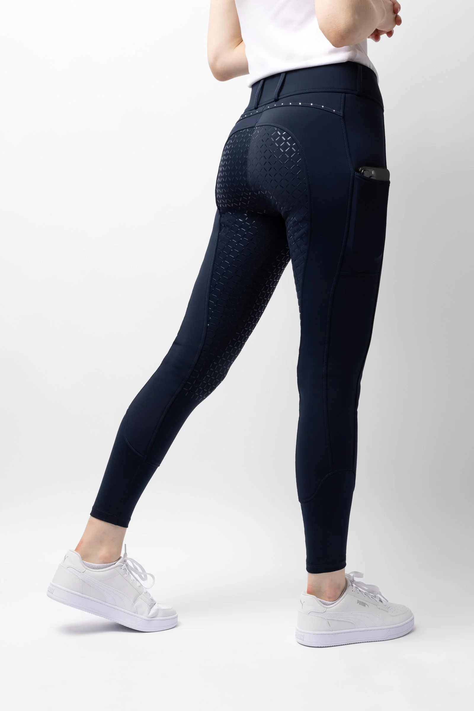 Macy Thermo Fullgrip Breeches Dark blue 14
