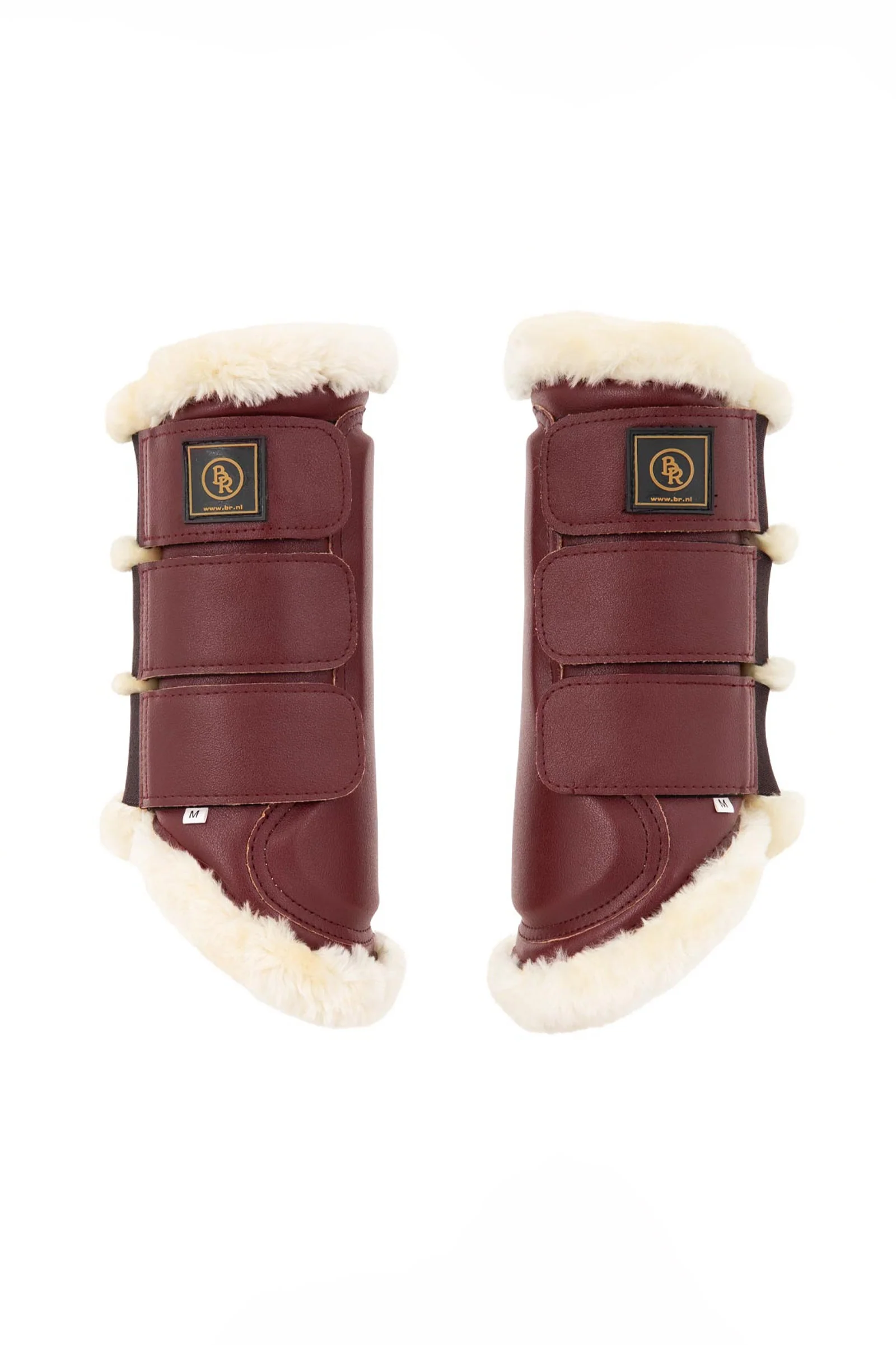 Majestic Brushing Boots Burgundy S