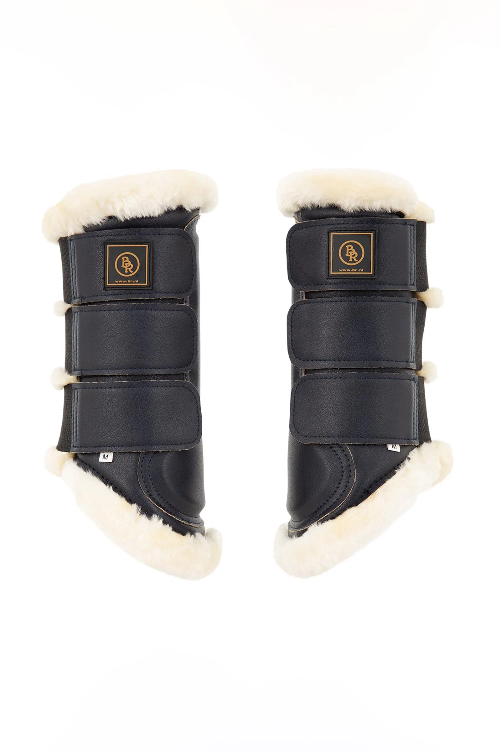 Majestic Brushing Boots Navy M