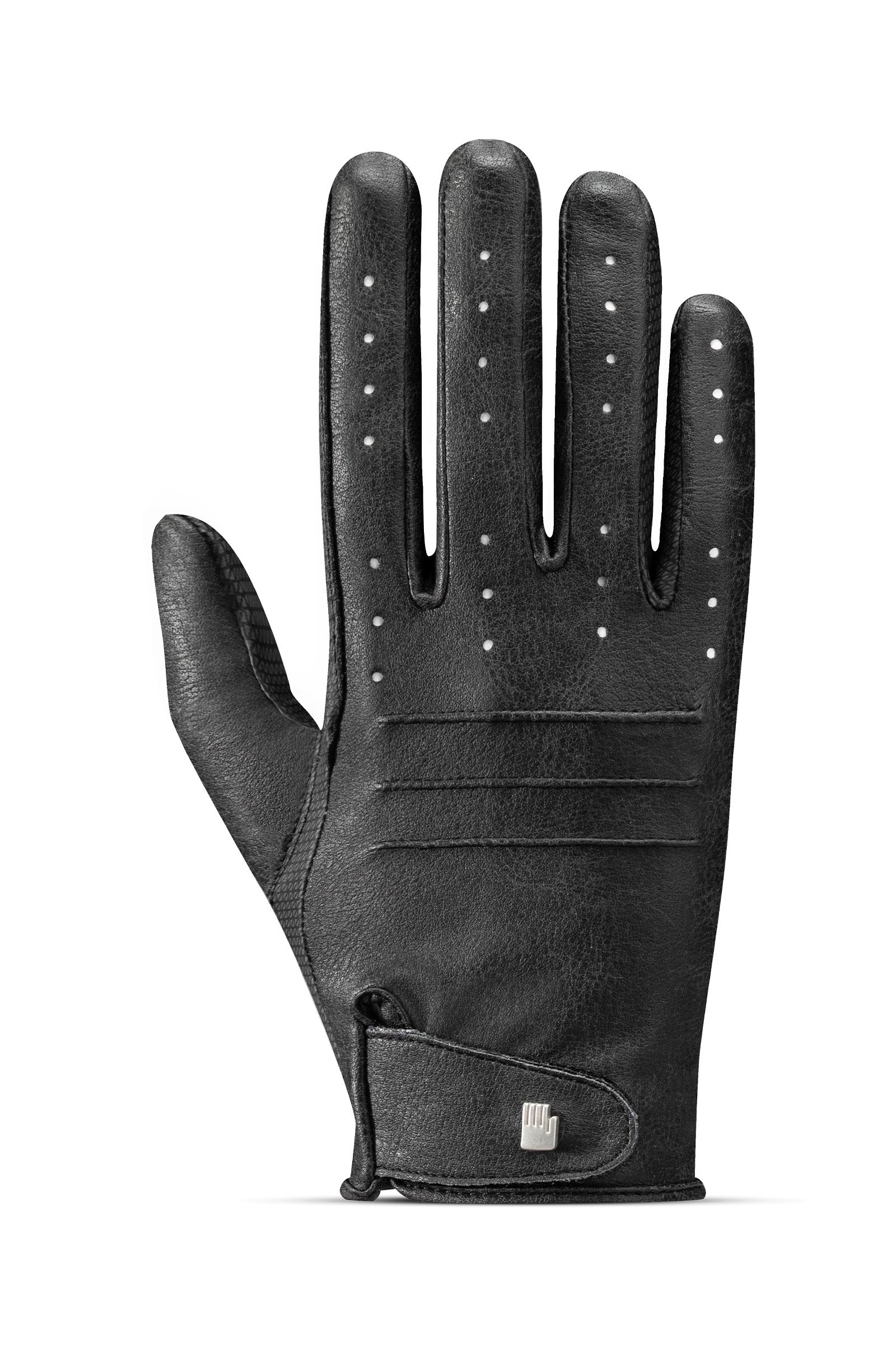 Malaga Riding Gloves Stone-washed black 9.5