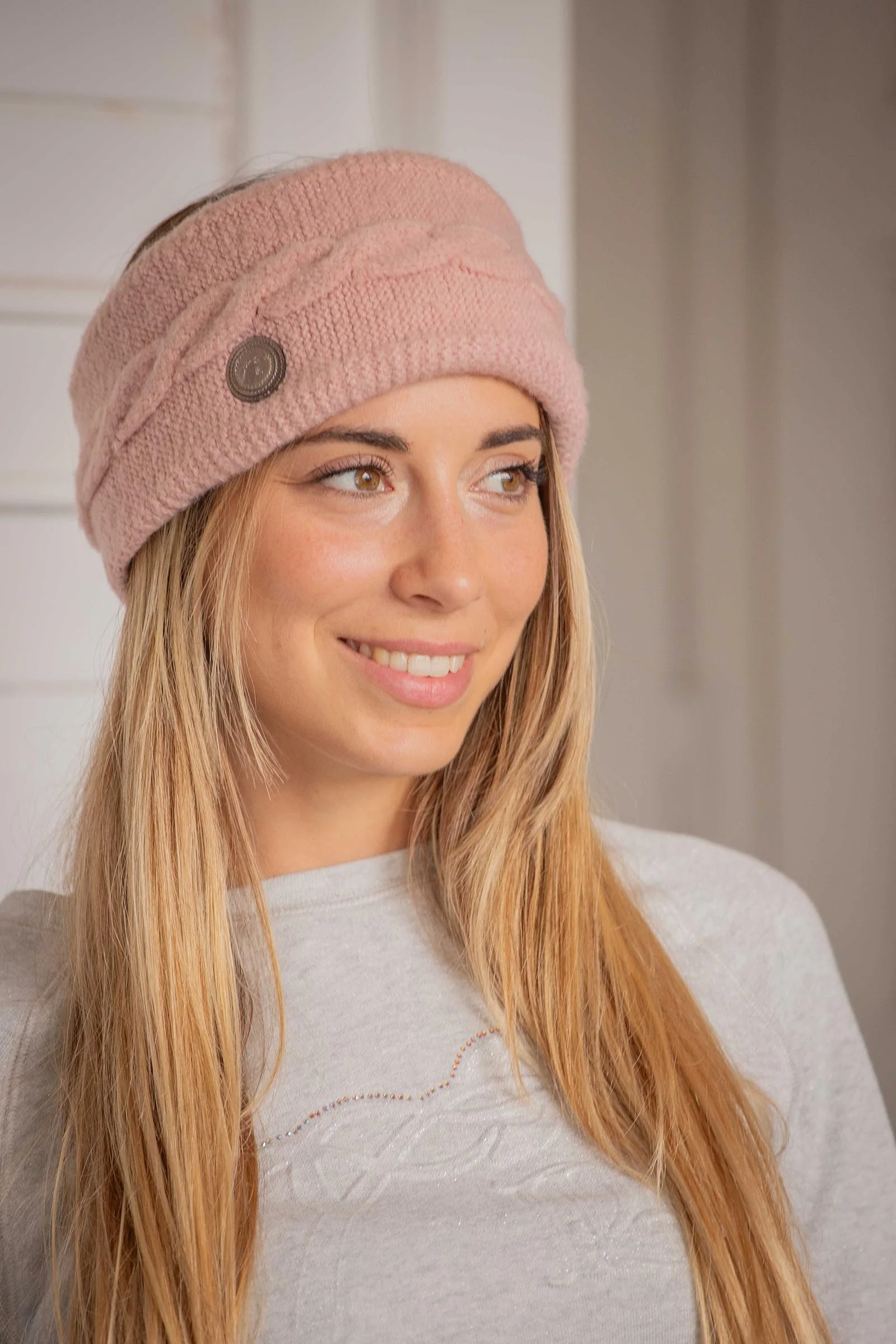 Mel Headband Antique Pink One Size