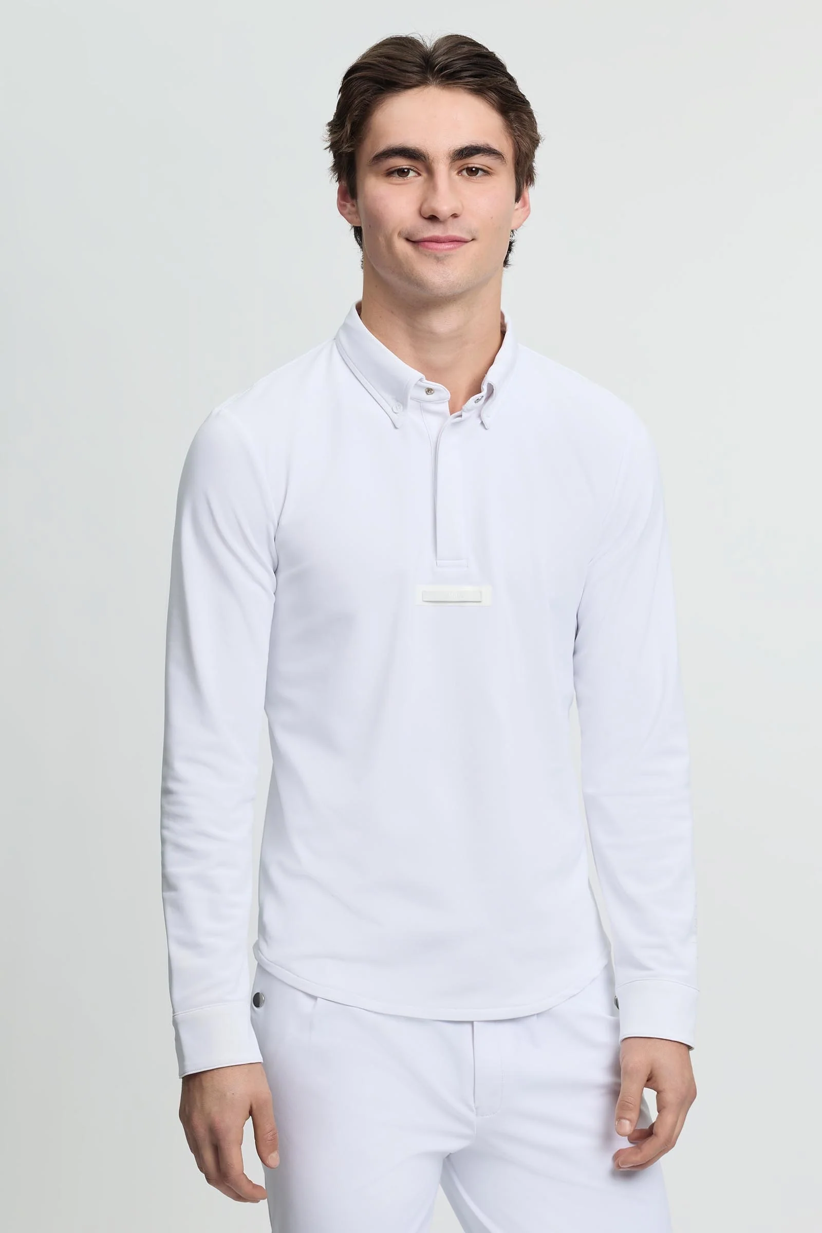 Men's Long Sleeve Show Shirt White S