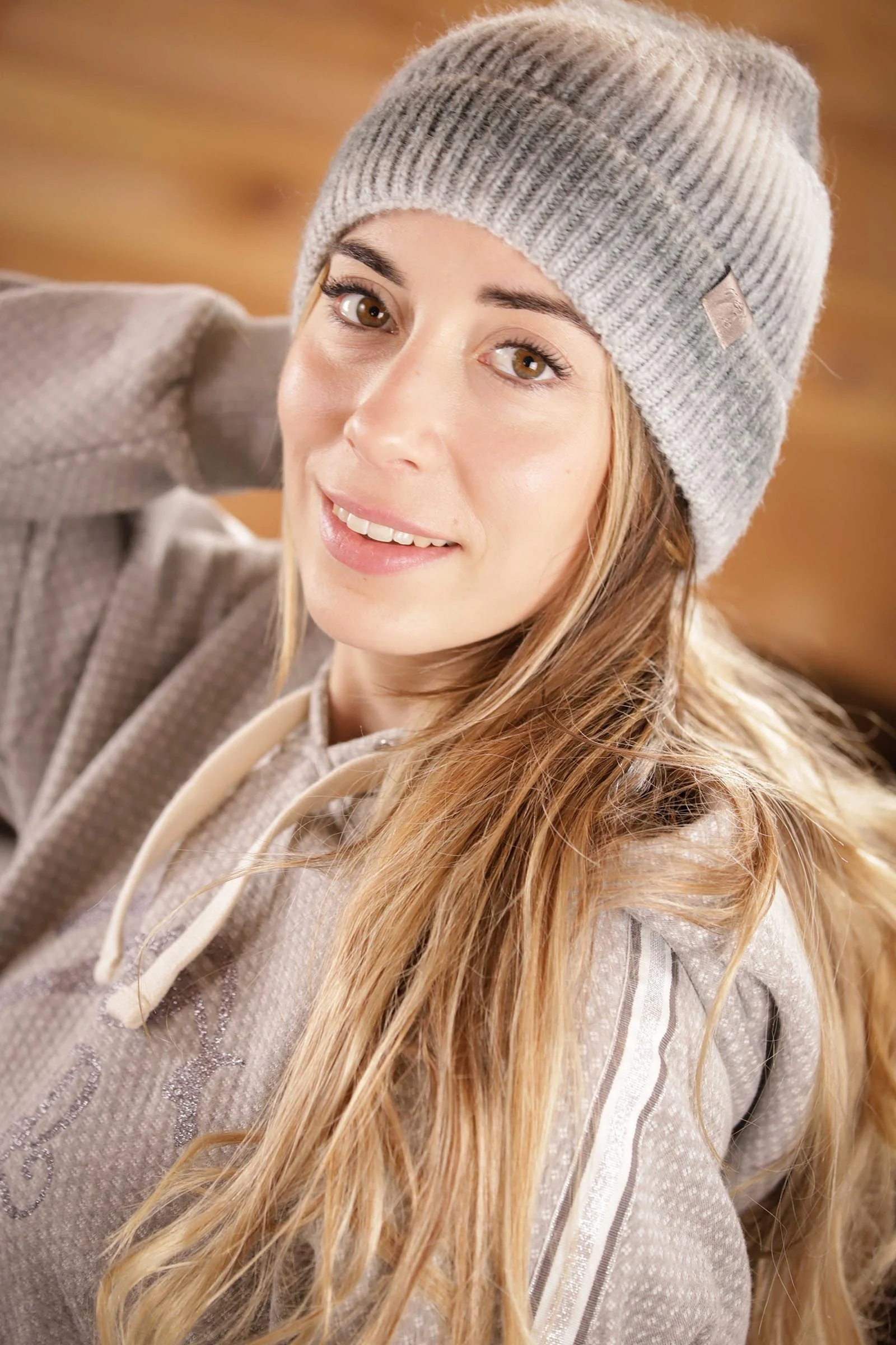 Mila Hat Grey Melange One Size