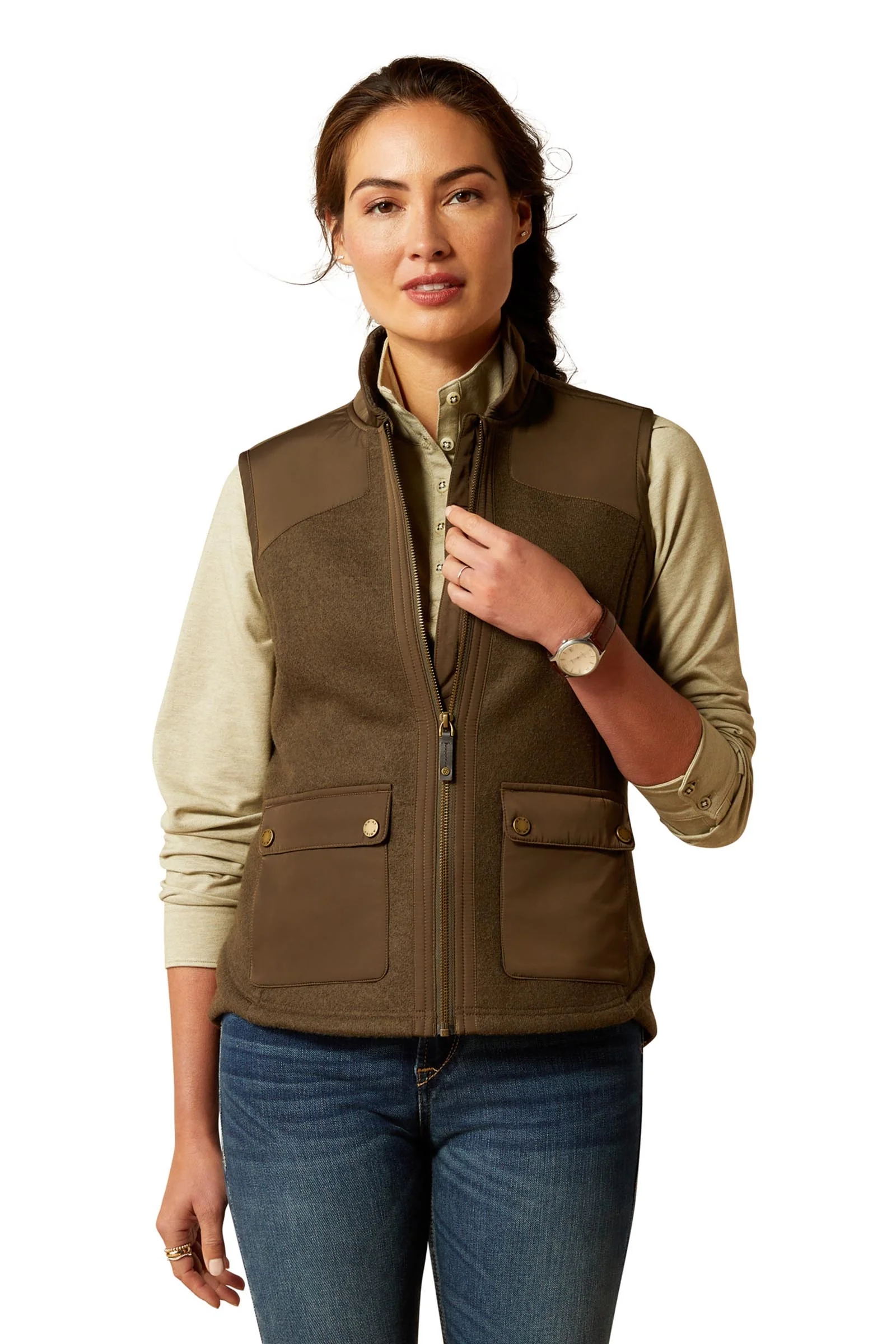 Millbrae Women's Gilet Earth M