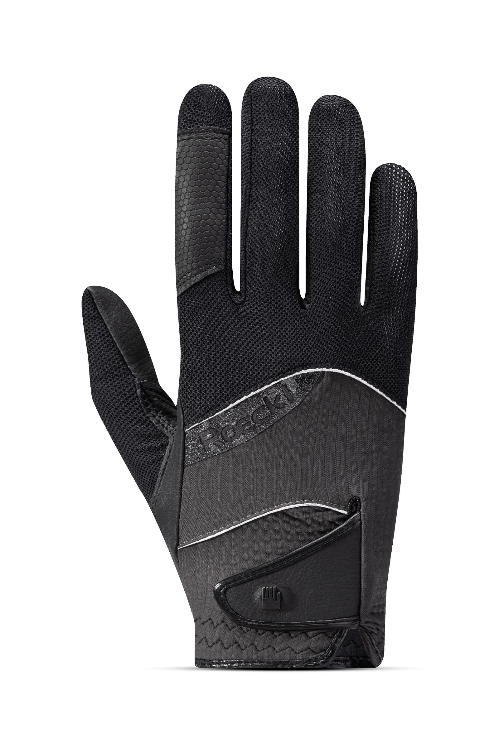 Millero Riding Gloves Black/Volcanic Ash 6,5
