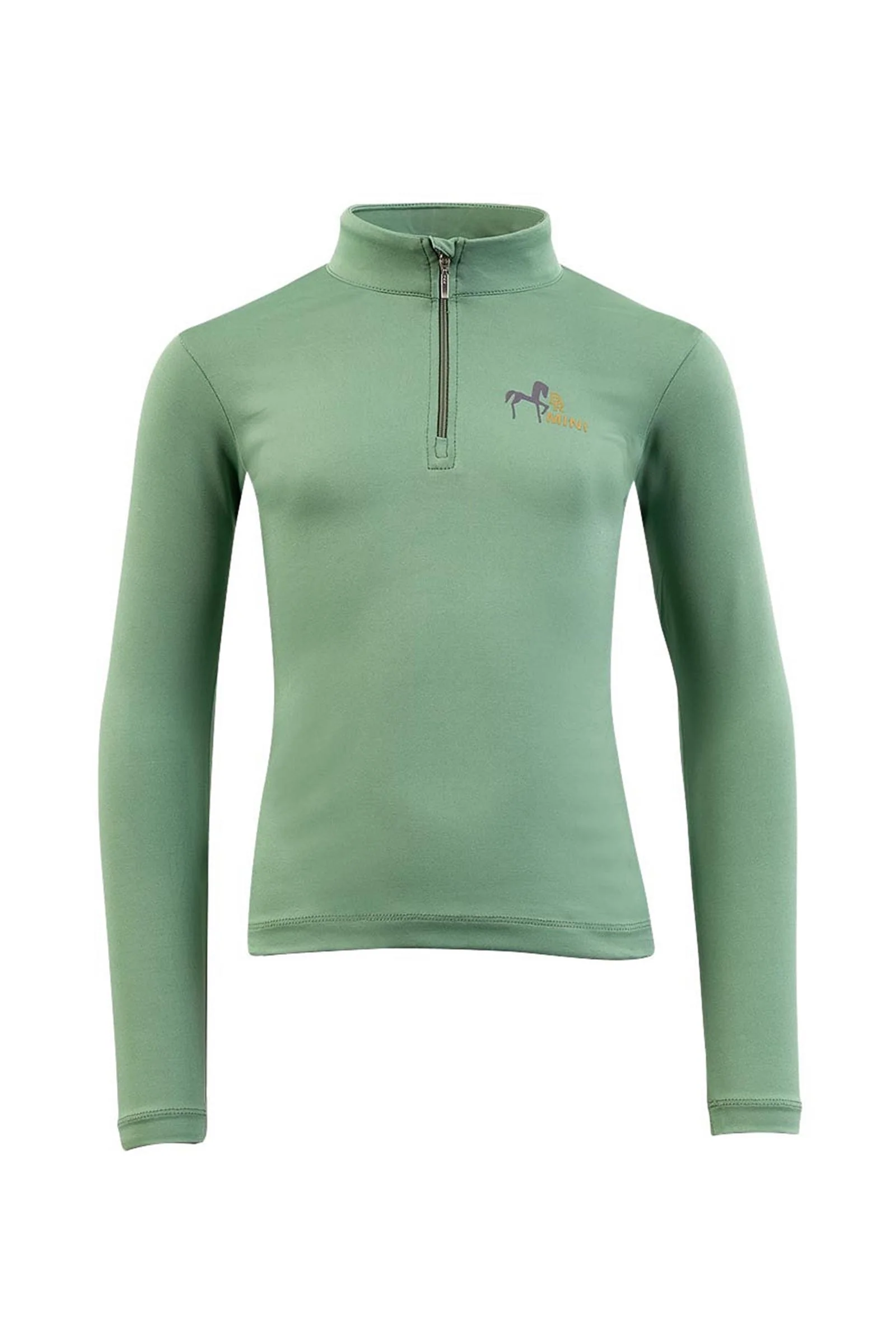 Mini Kids` Zip-Up Longsleeve Shirt Feldspar 7-8 years