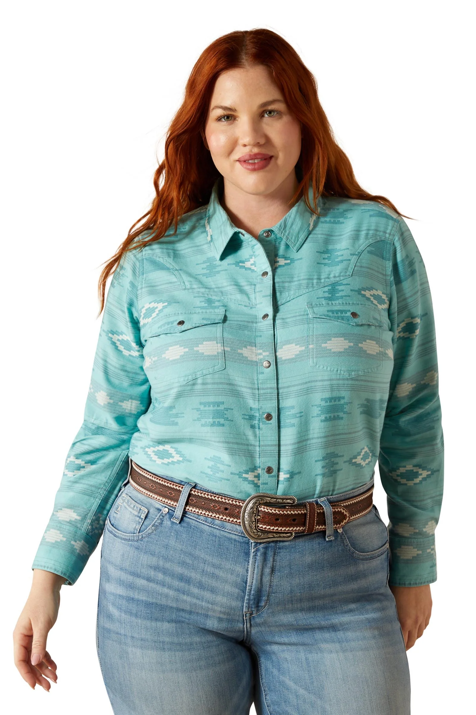 Montana Women's Western Shirt Montana Blanket Jacquard XL