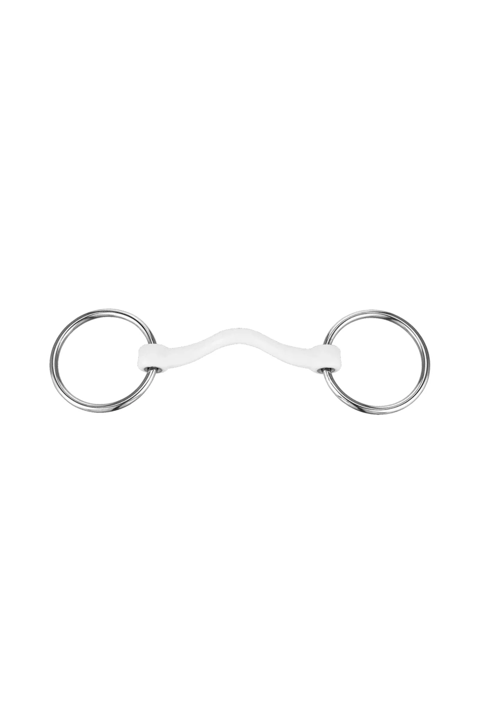 Nathe CM Hard Mullen Mouth W.Port, 15mm, Thermoplastic Metall 120 mm