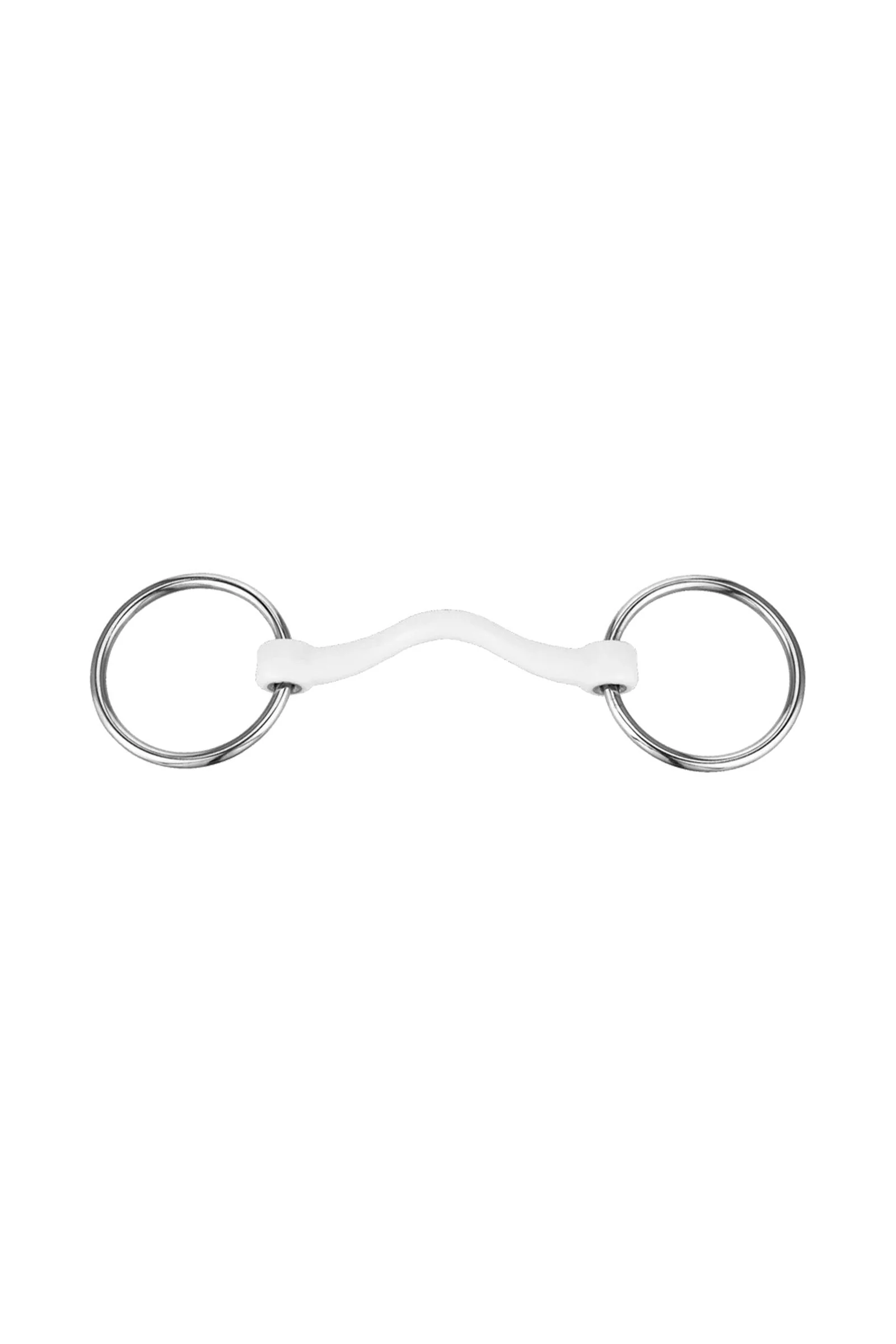 Nathe CM Soft Mullen Mouth W.Port, 15mm, Thermoplastic Metall 120 mm