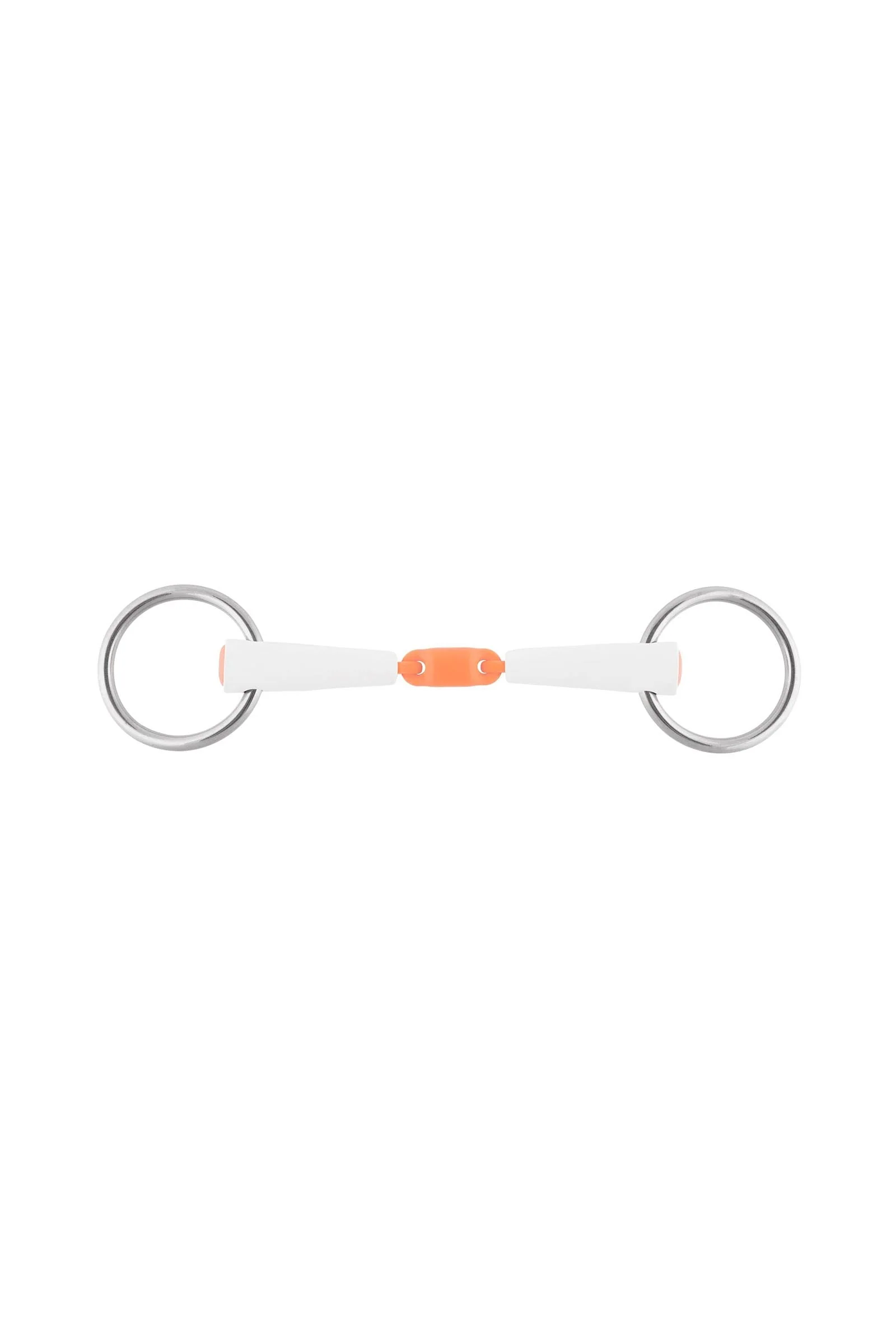 Nathe Loose Ring Snaffle Bit, Double Jt. 18mm 55mm Ring, Thermoplastic 000 125 mm