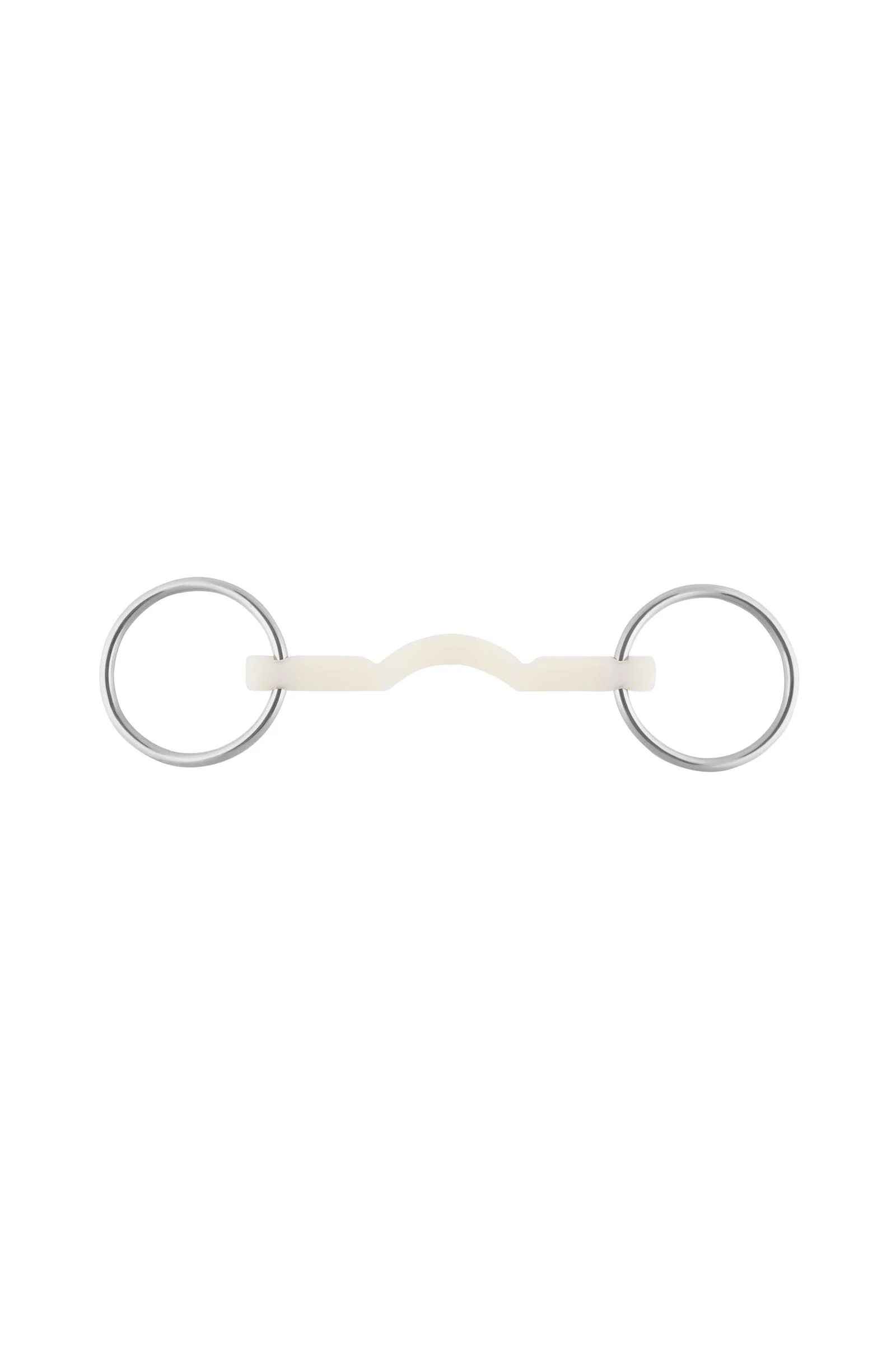 Nathe Mullen Mouth Bit Hard, W. Port 15mm, Thermoplastic 000 135 mm