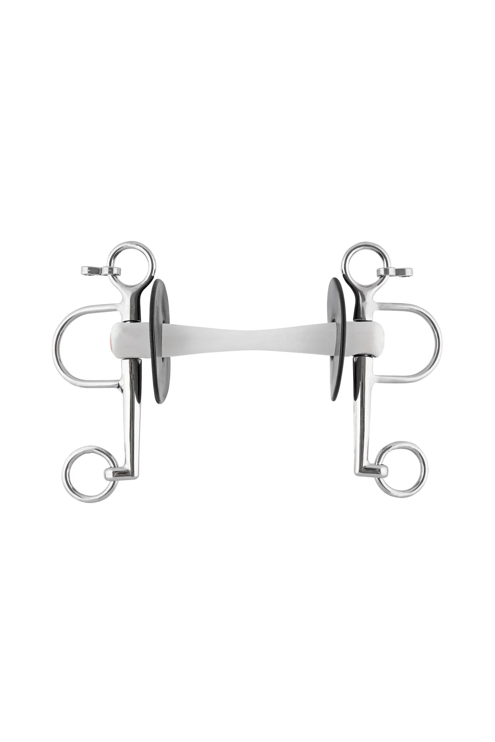Nathe Pelham 20mm w/ Flexible Mullen Mouth, Long Shanks, Thermoplastic Metall 130 mm