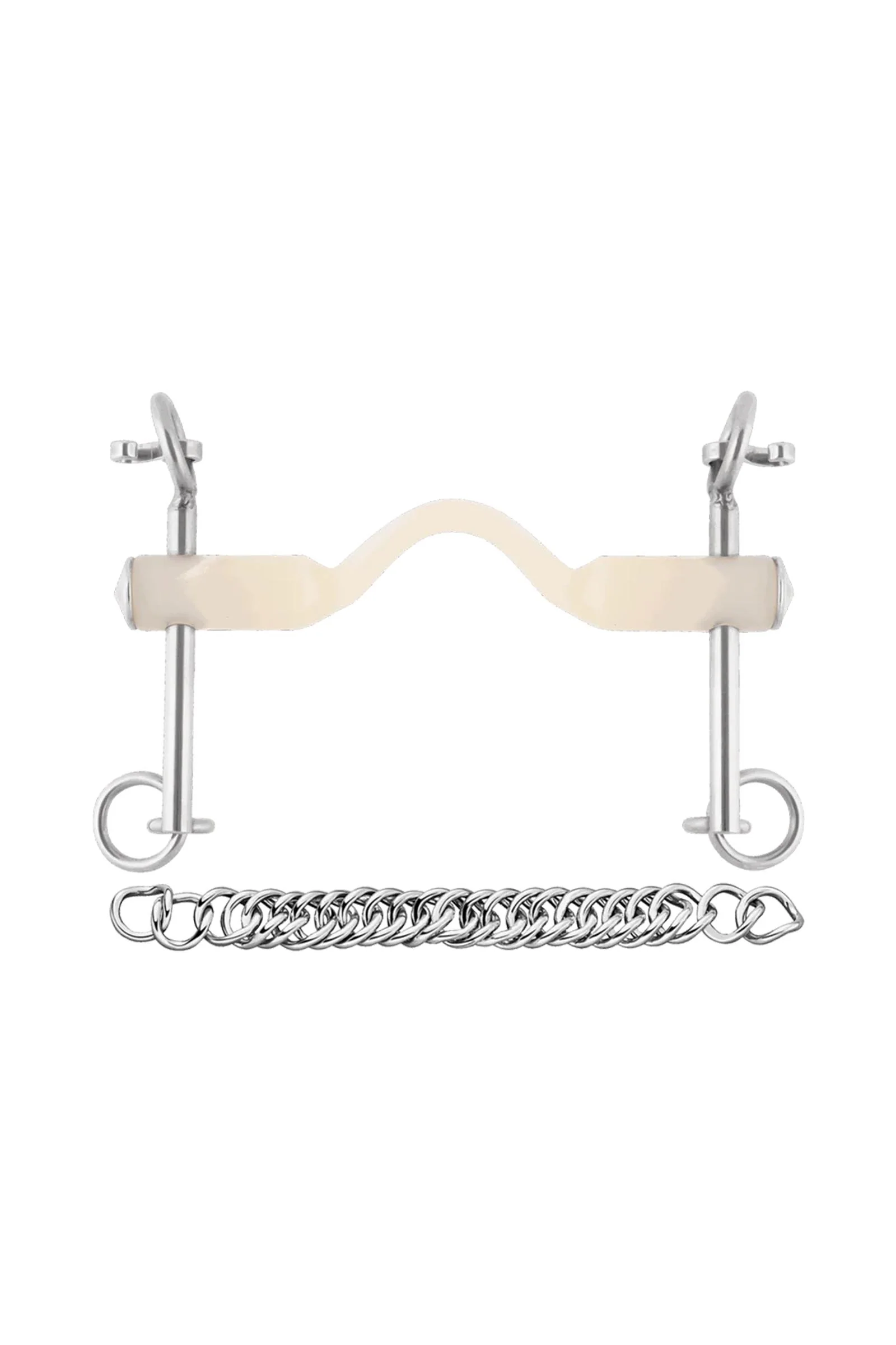 Nathe Weymouth 20mm w/ Port, Short Shanks, Thermoplastic 000 145 mm
