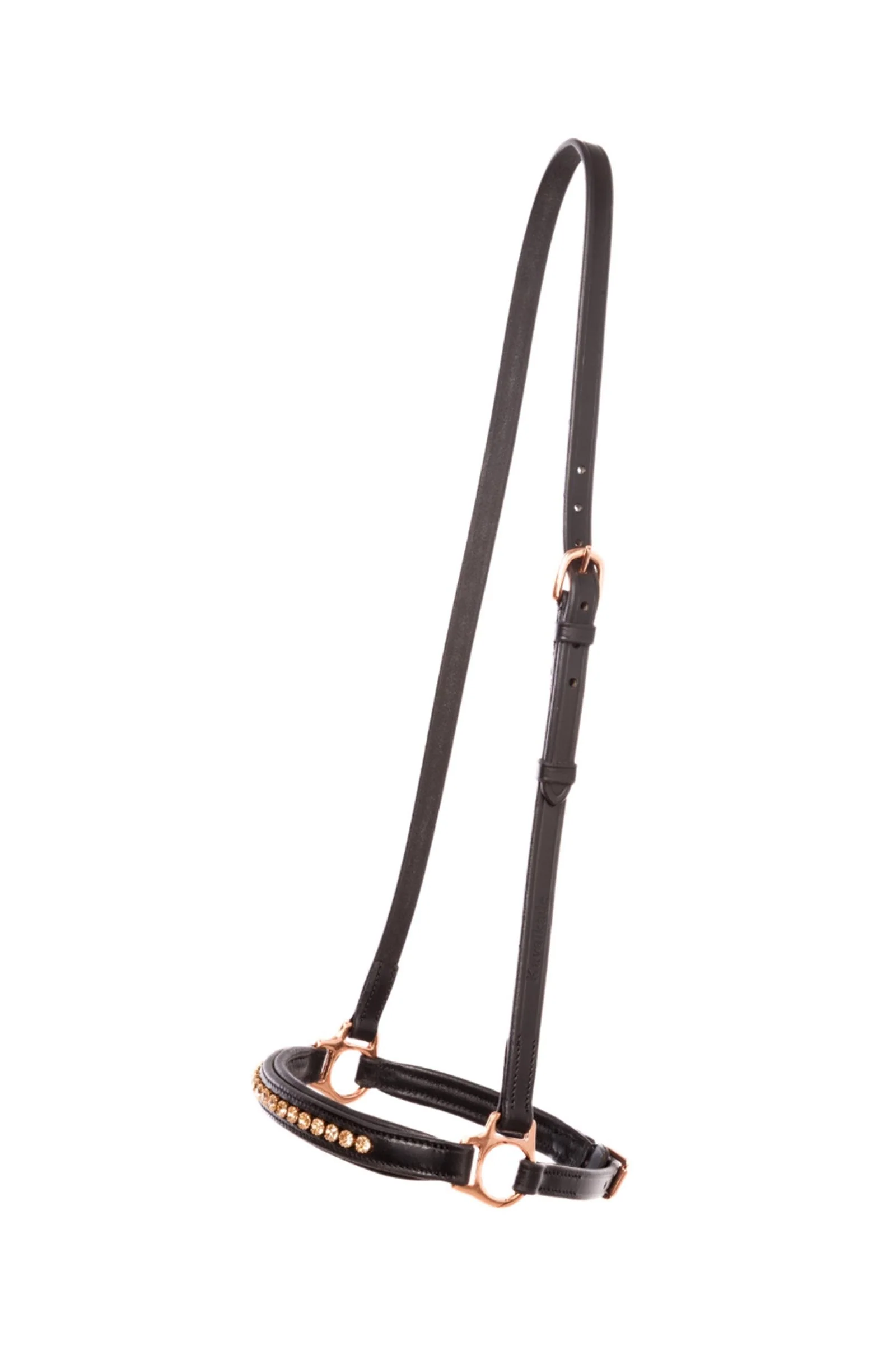 Noseband For Icelandic Bridle Ragnar, Drop Style Black/Rosé S