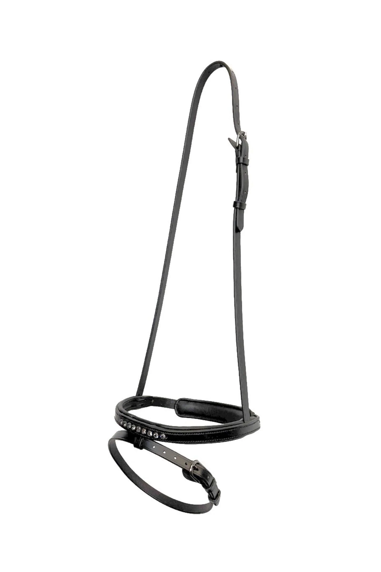 Noseband For Icelandic Bridle Ragnar, English With Flash Black/Black S
