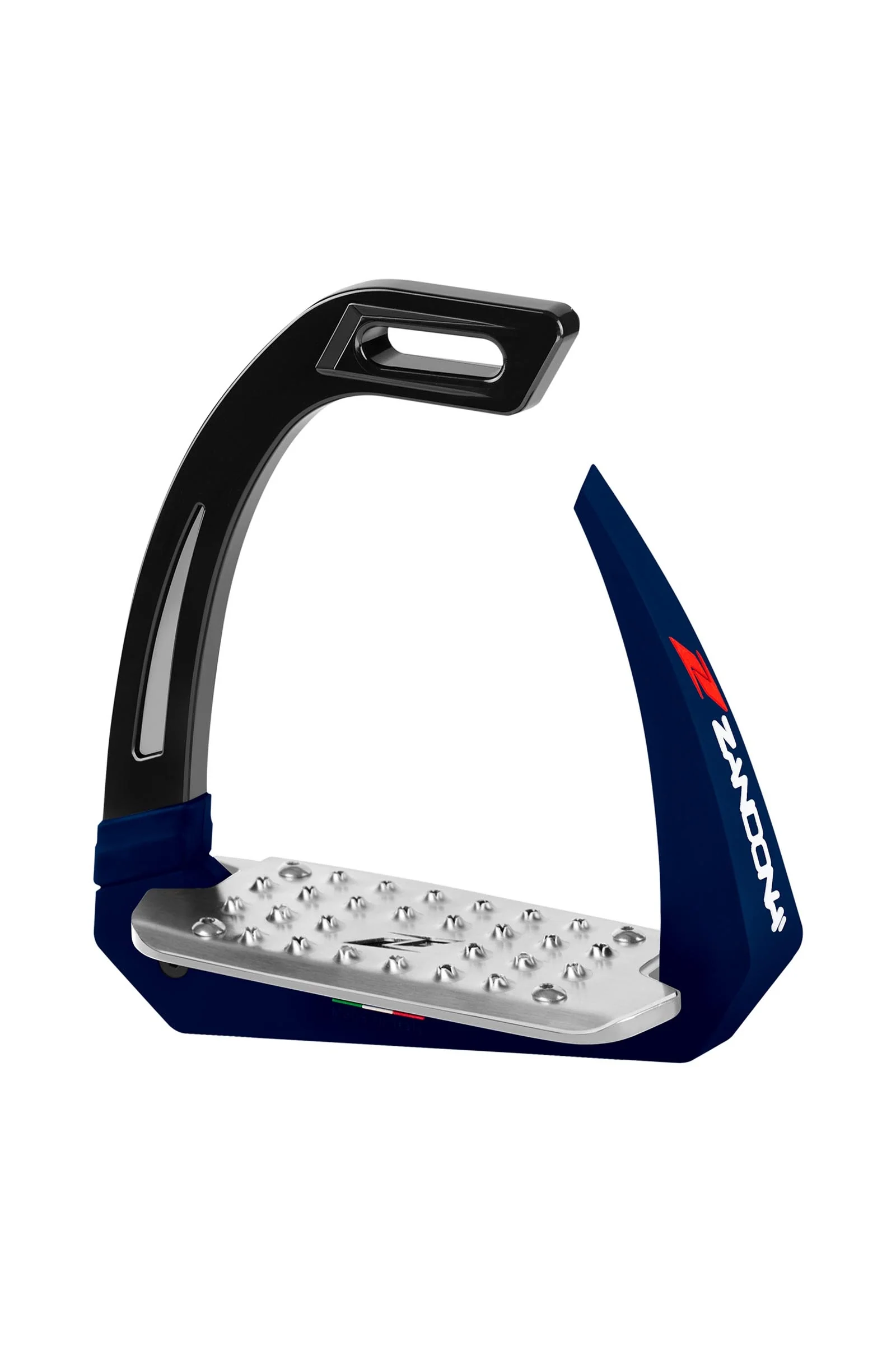 Omnia Safety Stirrups Silver/Navy Blue One Size