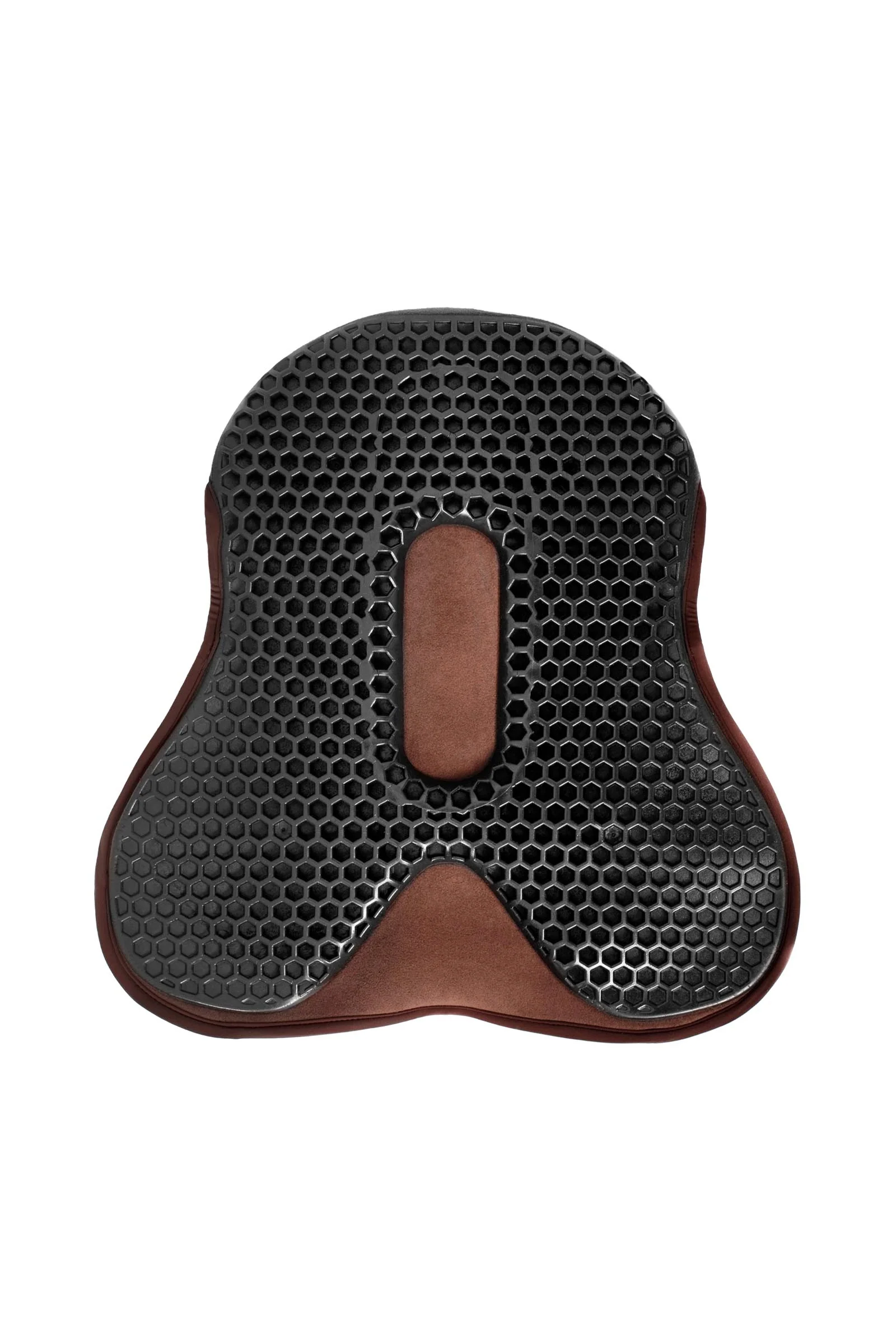 Ortho Seat Saver Pubis Gel Out Dressage, 20 mm Brown L