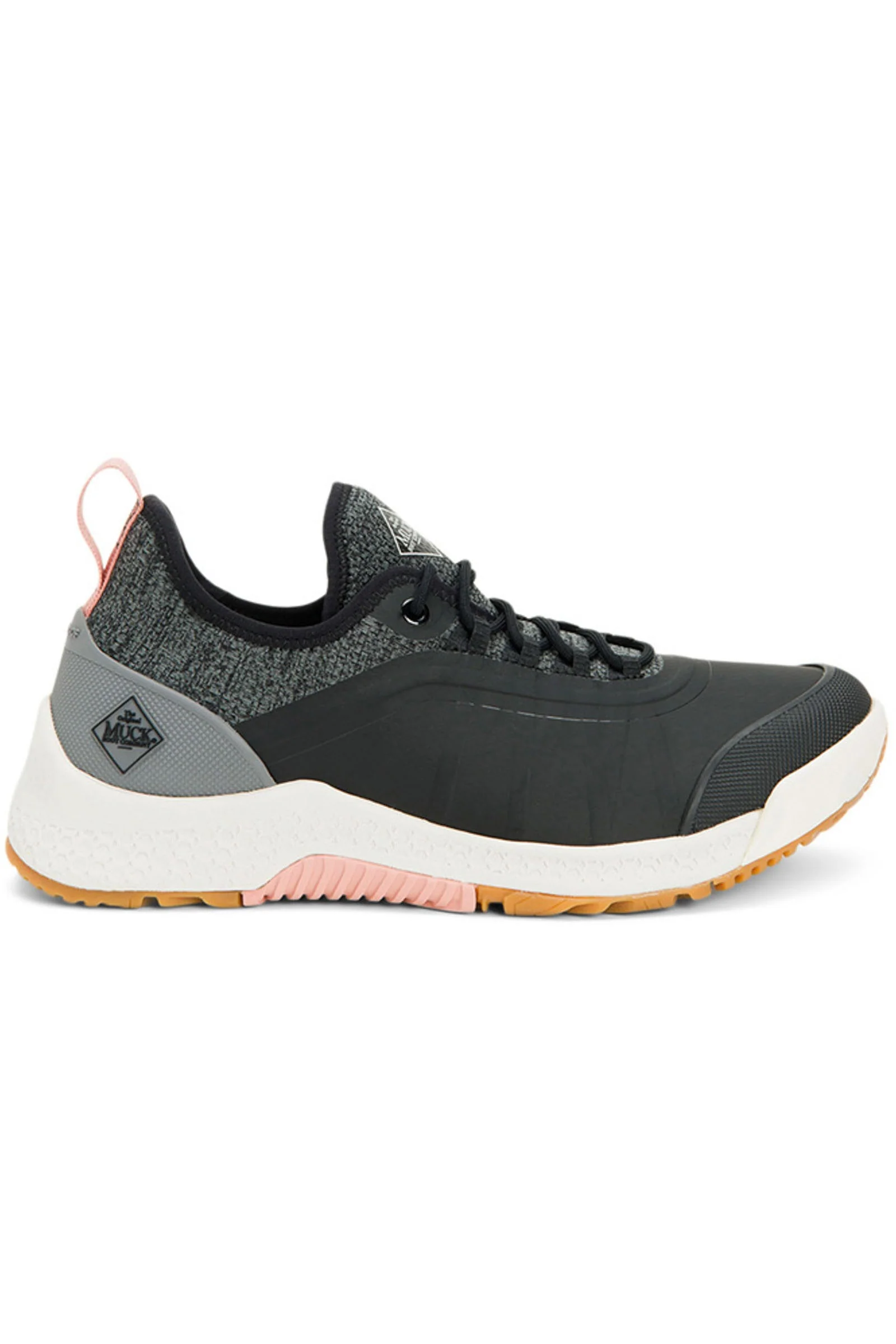 Outscape Lace Up Women's Waterproof Shoes Black/Rose 6-6,5
