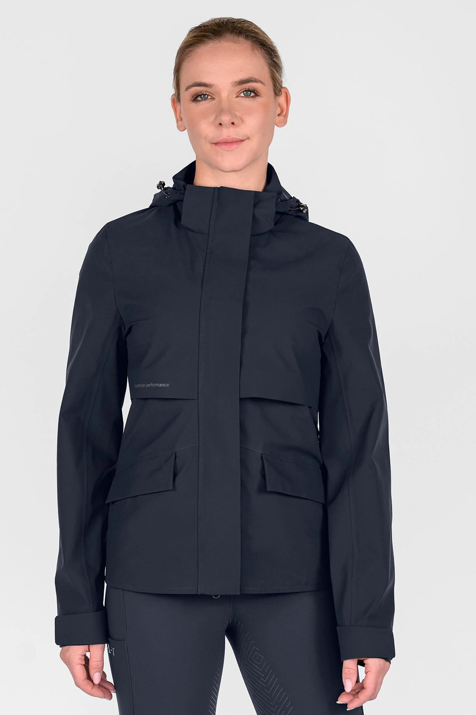 Performance Womens Rain Jacket Deepblue M