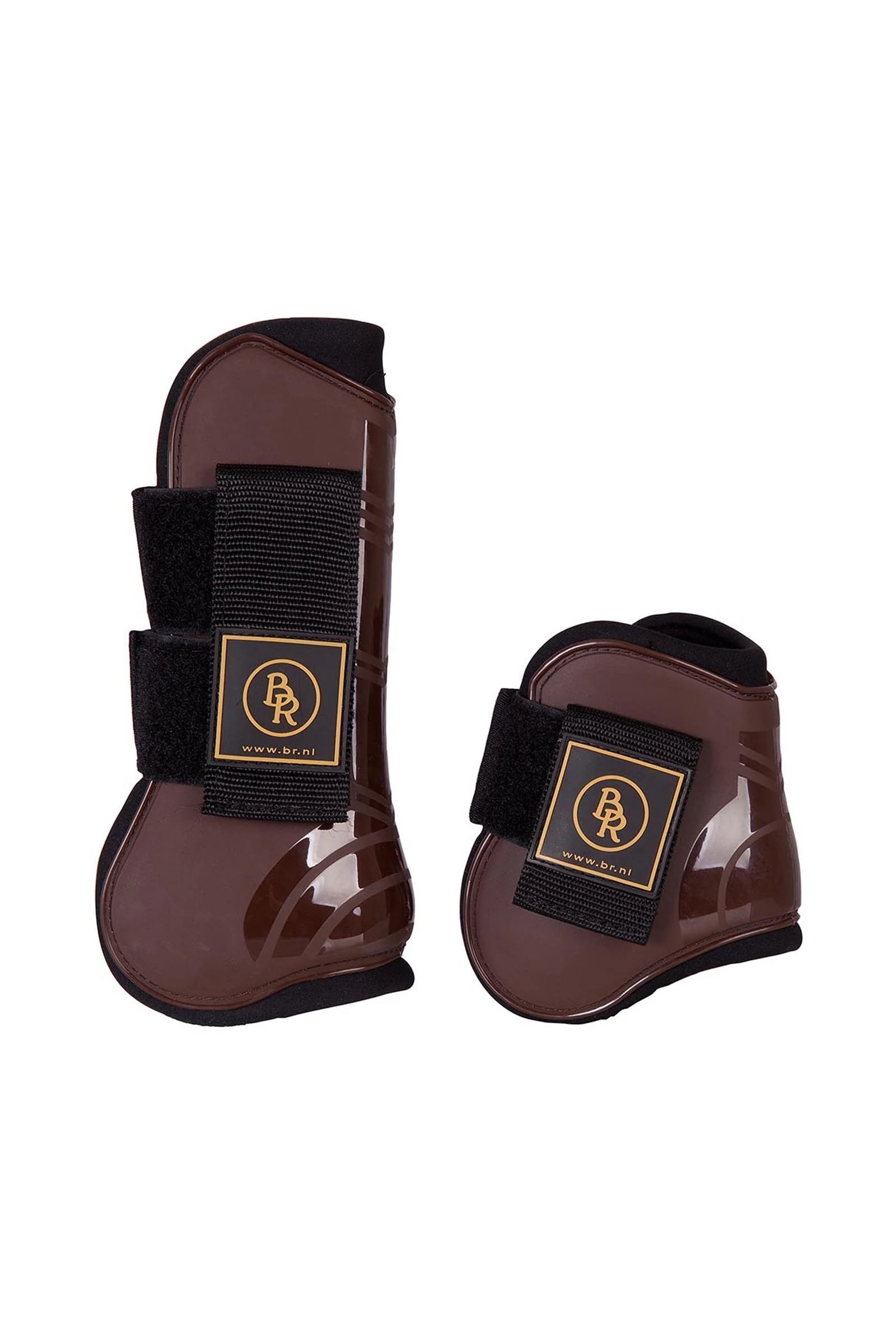 Pro Tech Tendon & Fetlock Neoprene Boots Set Brown C