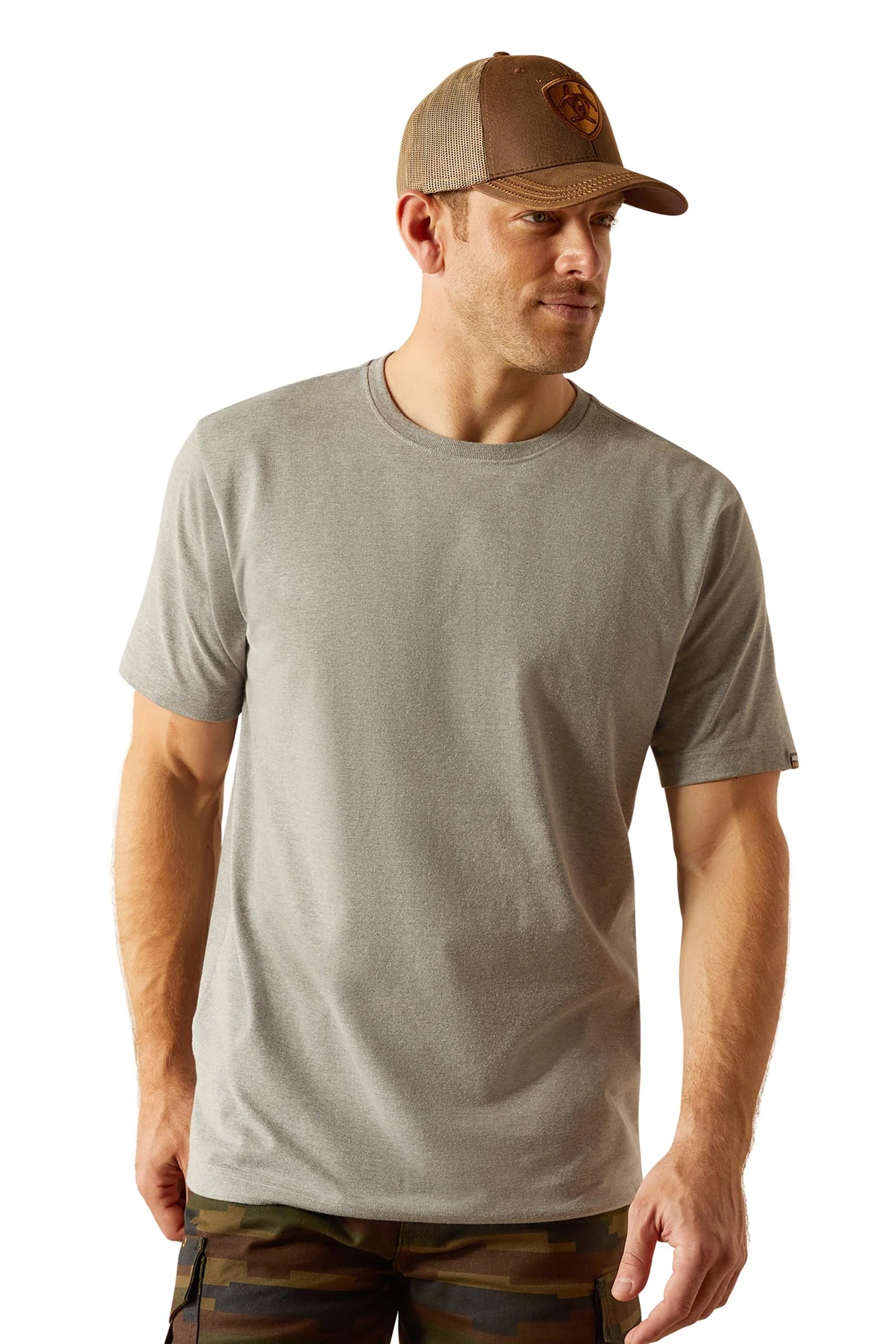 Rebar Cotton Strong Standard Men's T-Shirt Grey Heather L