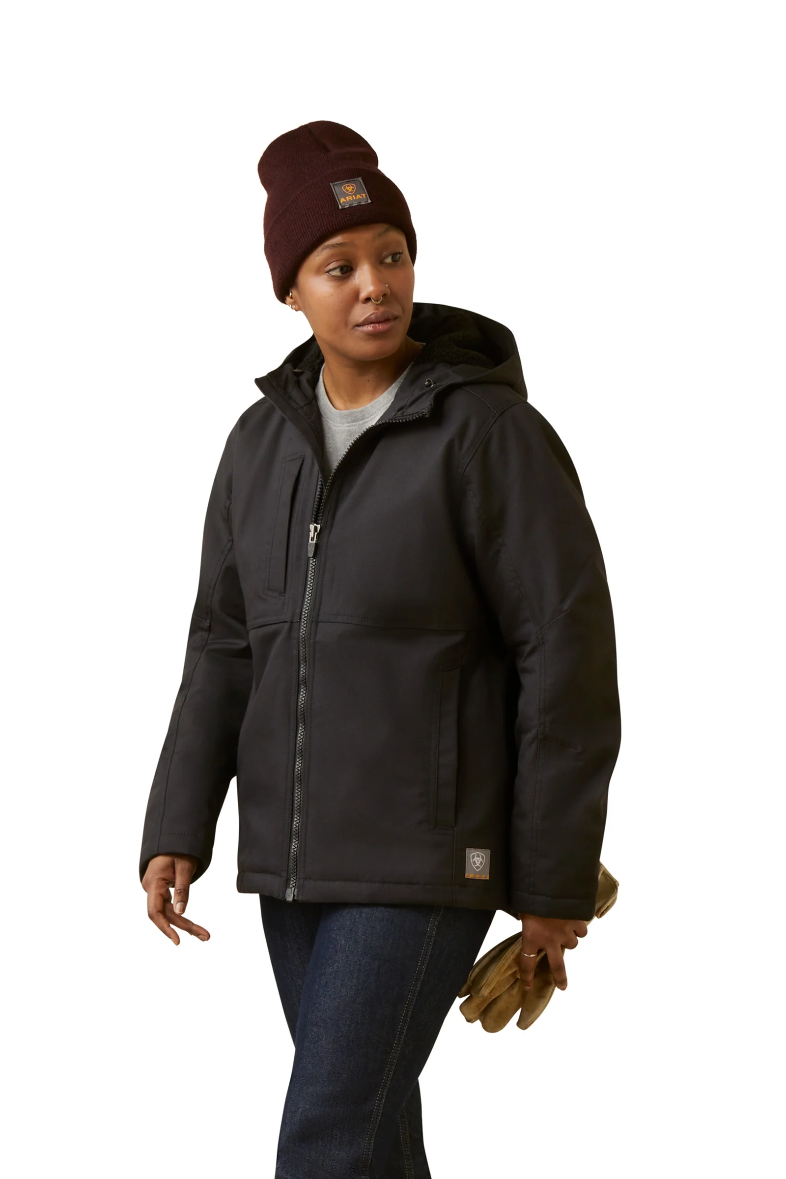 Rebar DuraCanvas Insulated Women's Jacket Black XS