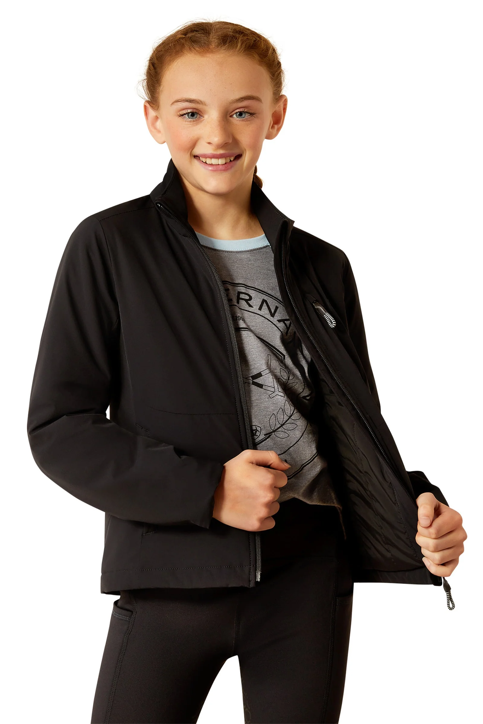Rion StretchShell Kids´ Insulated Jacket Black 6-7 years