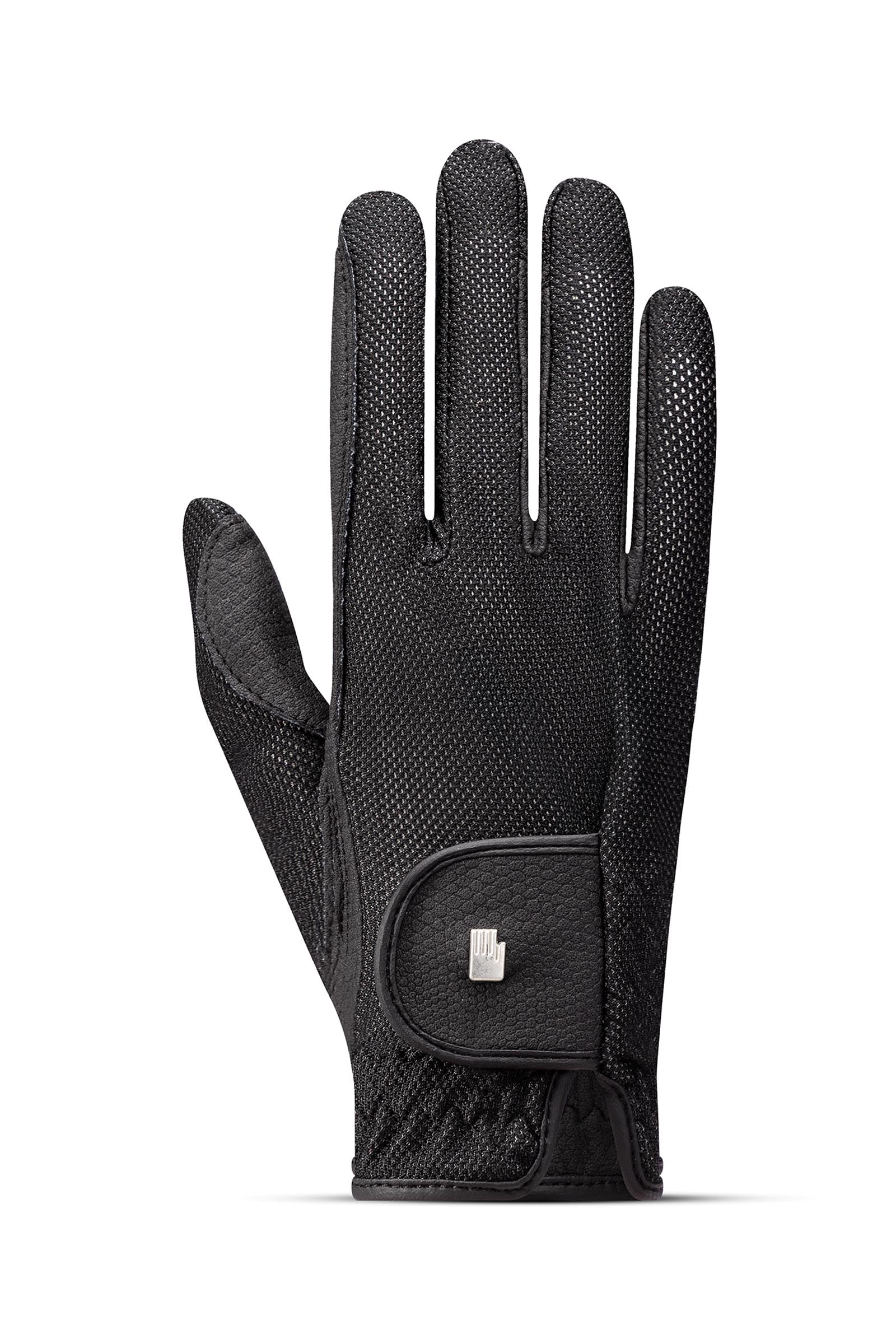 Roeck Grip Lite Junior Riding Gloves Black 4