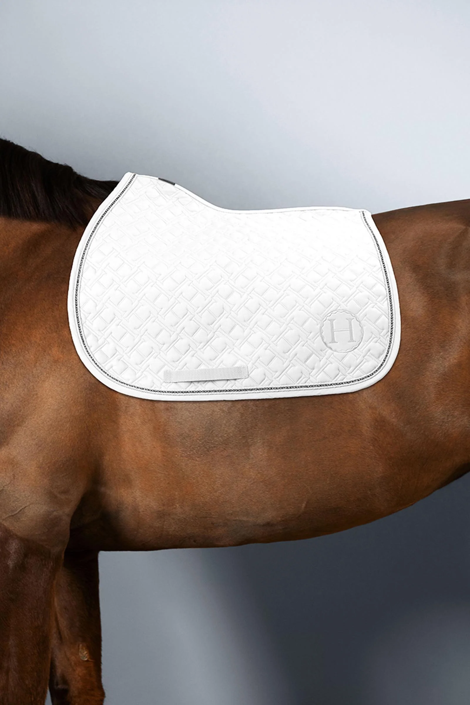 Saphir Saddle Pad Pony Blanc (White) P