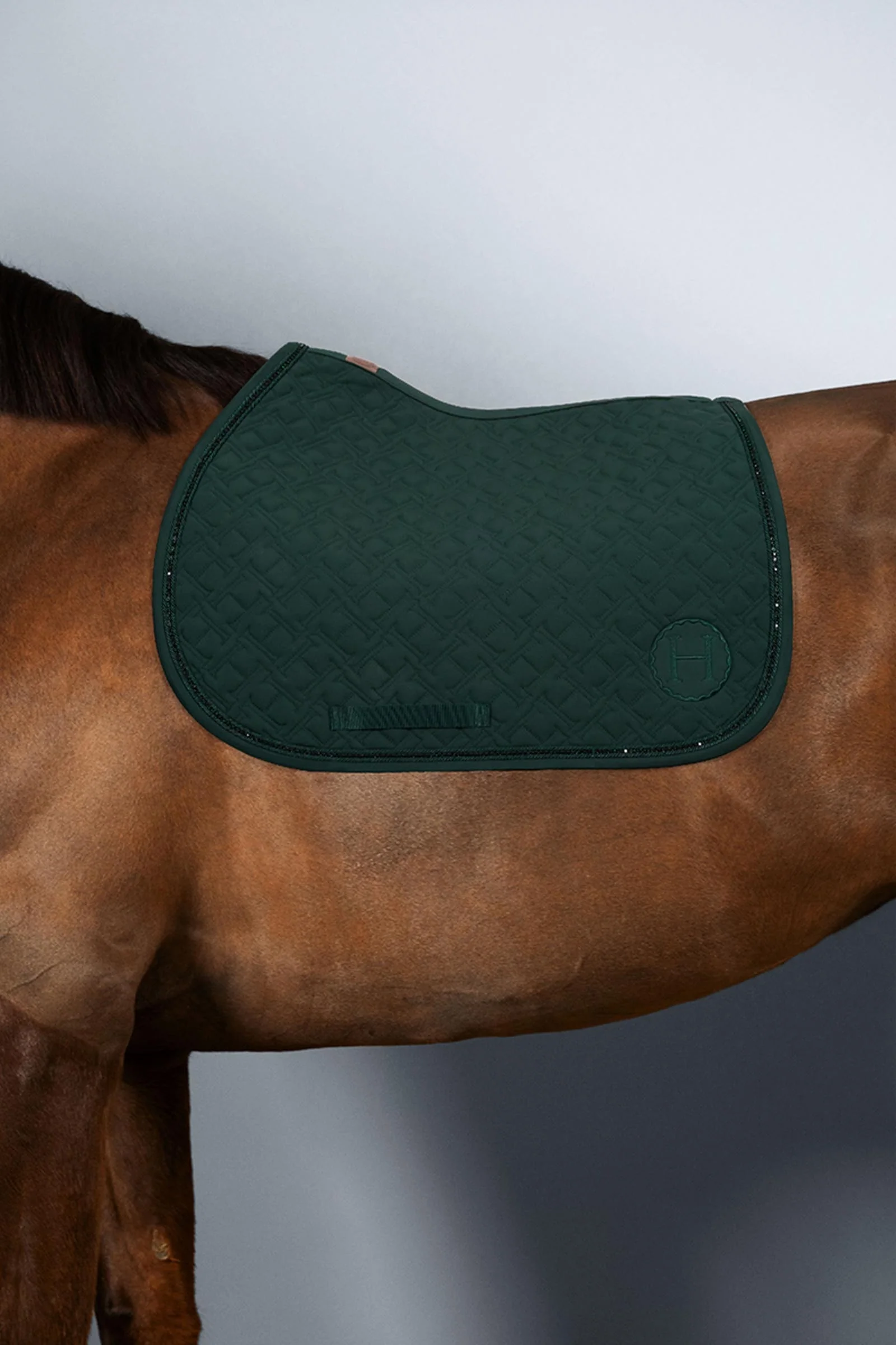 Saphir Saddle Pad Show Jumping Jungle (JungleGreen) F
