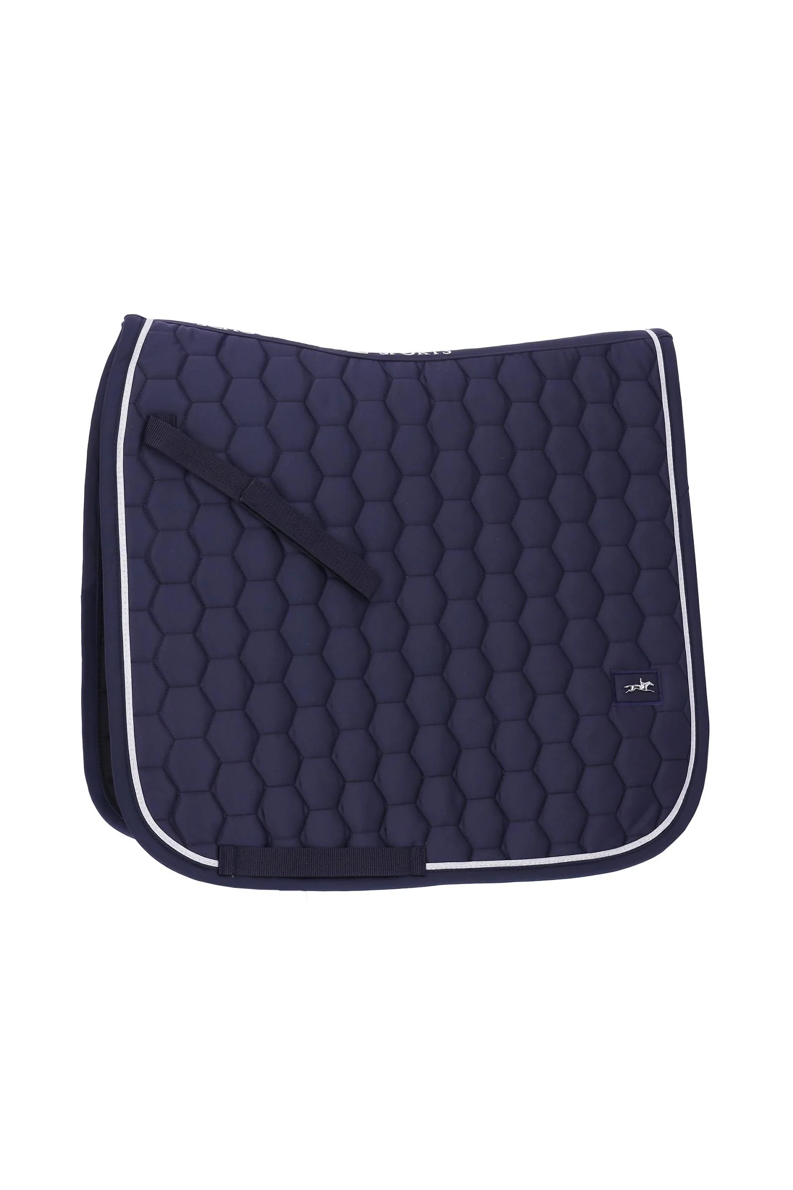 Satin D Style Dressage Saddle Pad True Navy F