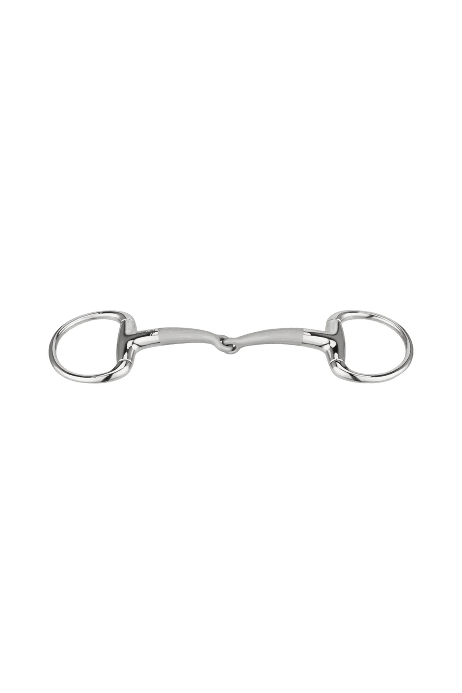 Satinox Eggbutt Bit, Single Jt. 14 mm, Stainless St. Metall 115 mm