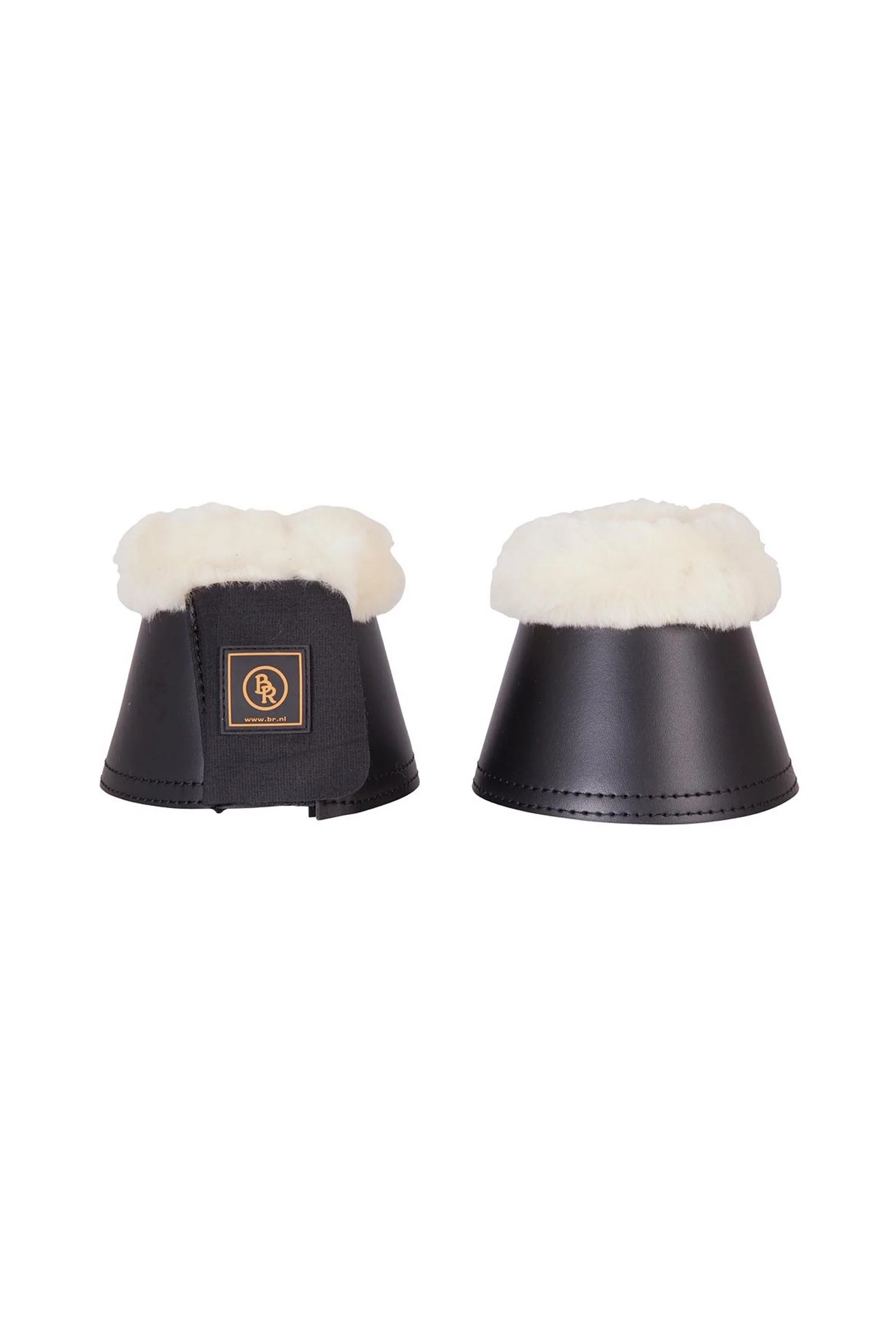Sheepskin Over Reach Boots Black L