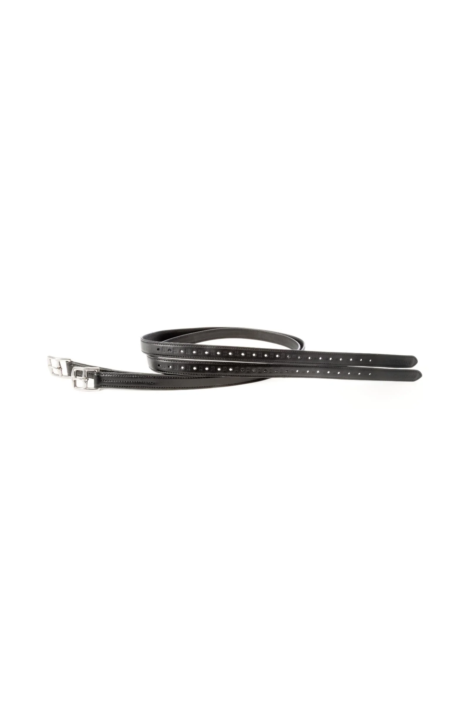 Smooth Stirrup Leathers Black 47"