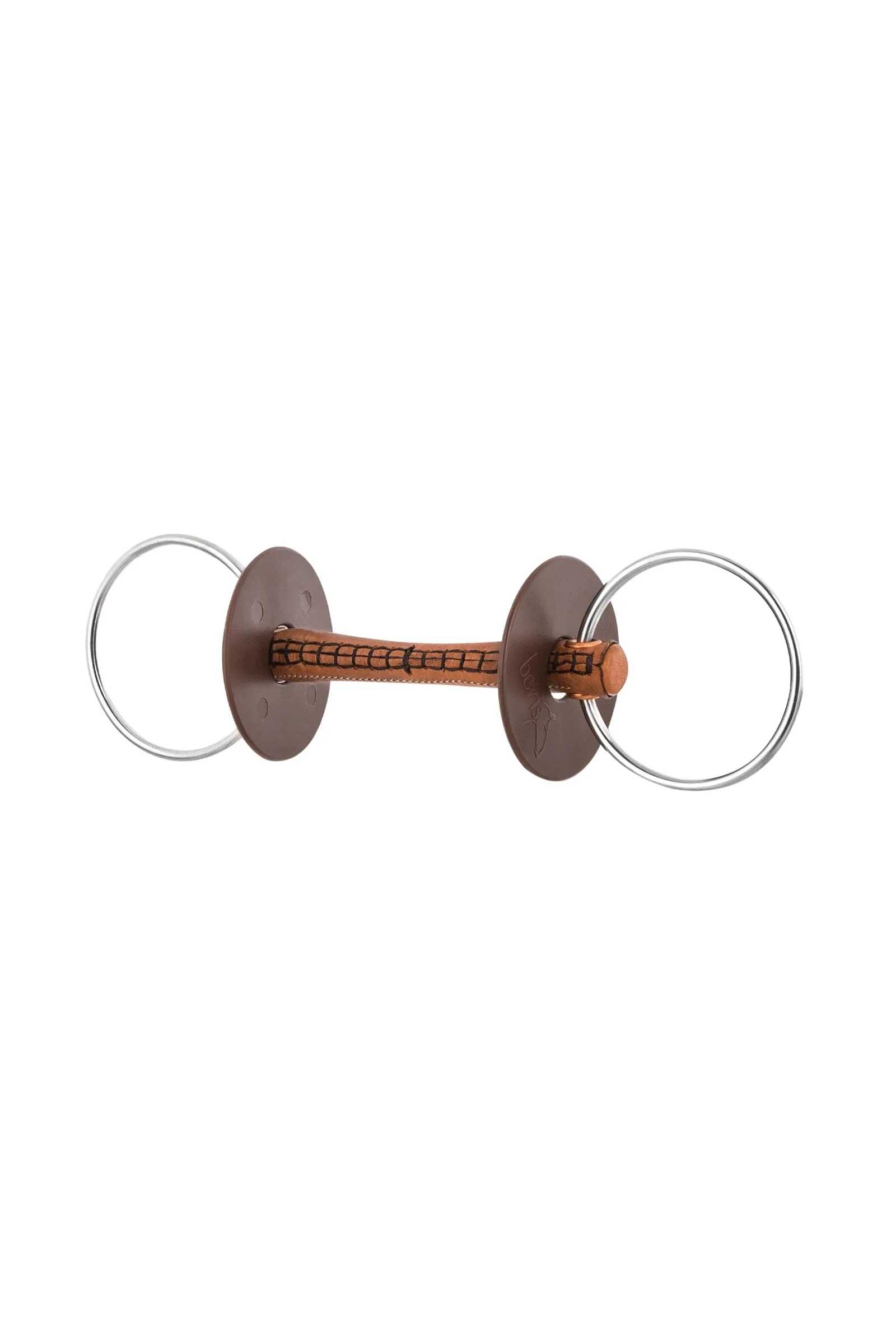 Snaffle Bit, Leather Comfort-bar, Hard, ø7,5cm No Color 130 mm