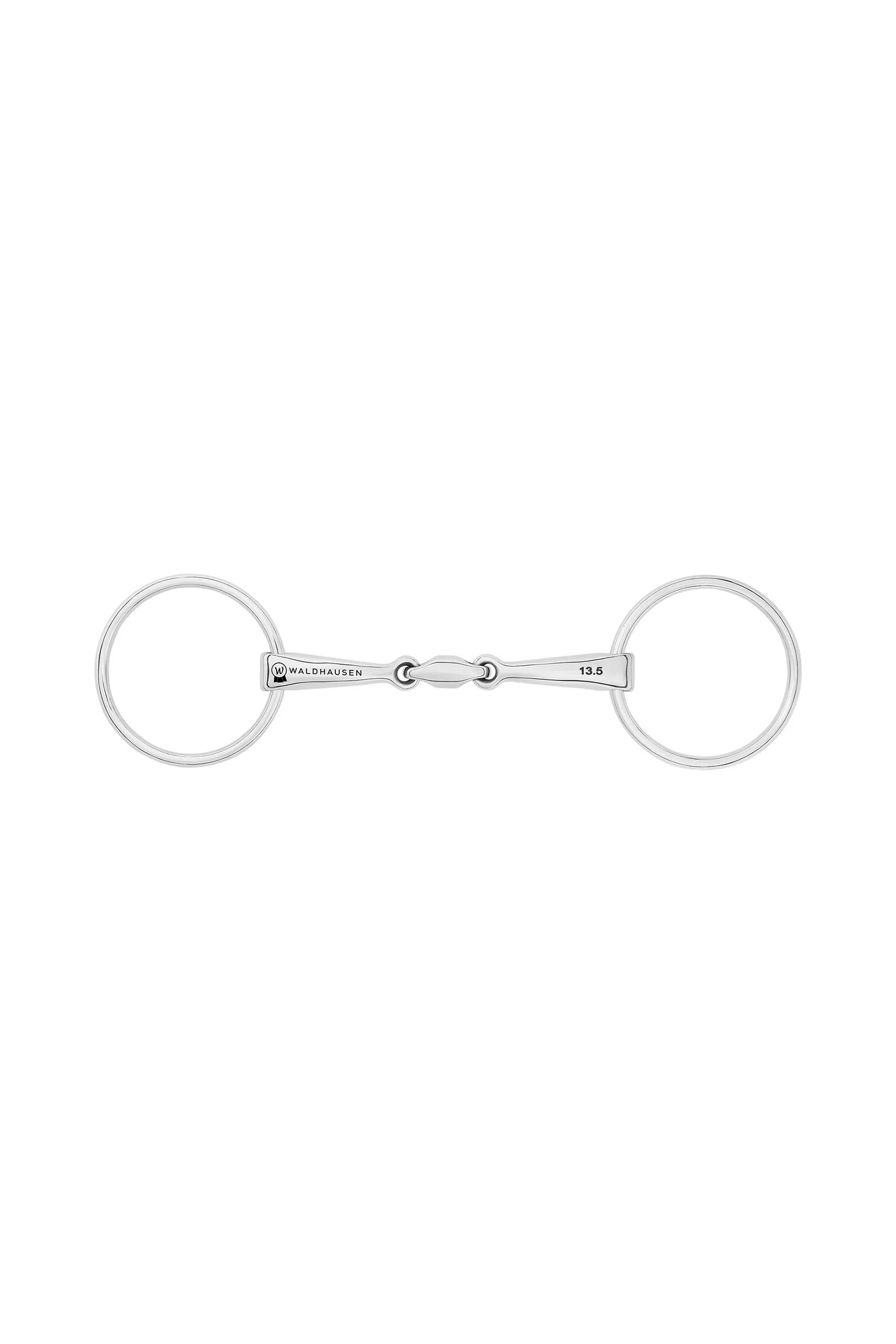 Snaffle Bit Lock Up, Double Jt., Stainless St., 16 mm No Color 145 mm